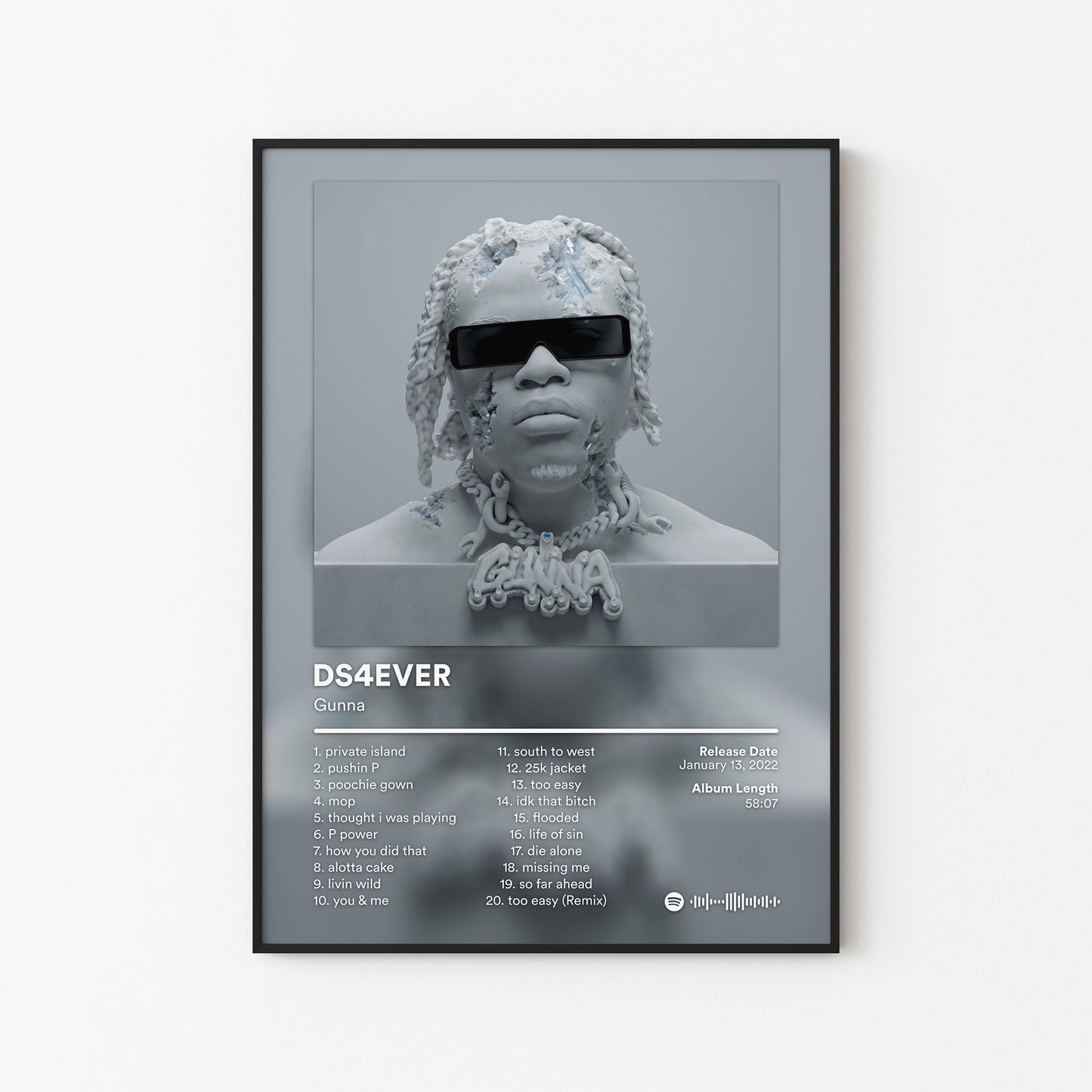 Gunna DS4EVER Album Poster