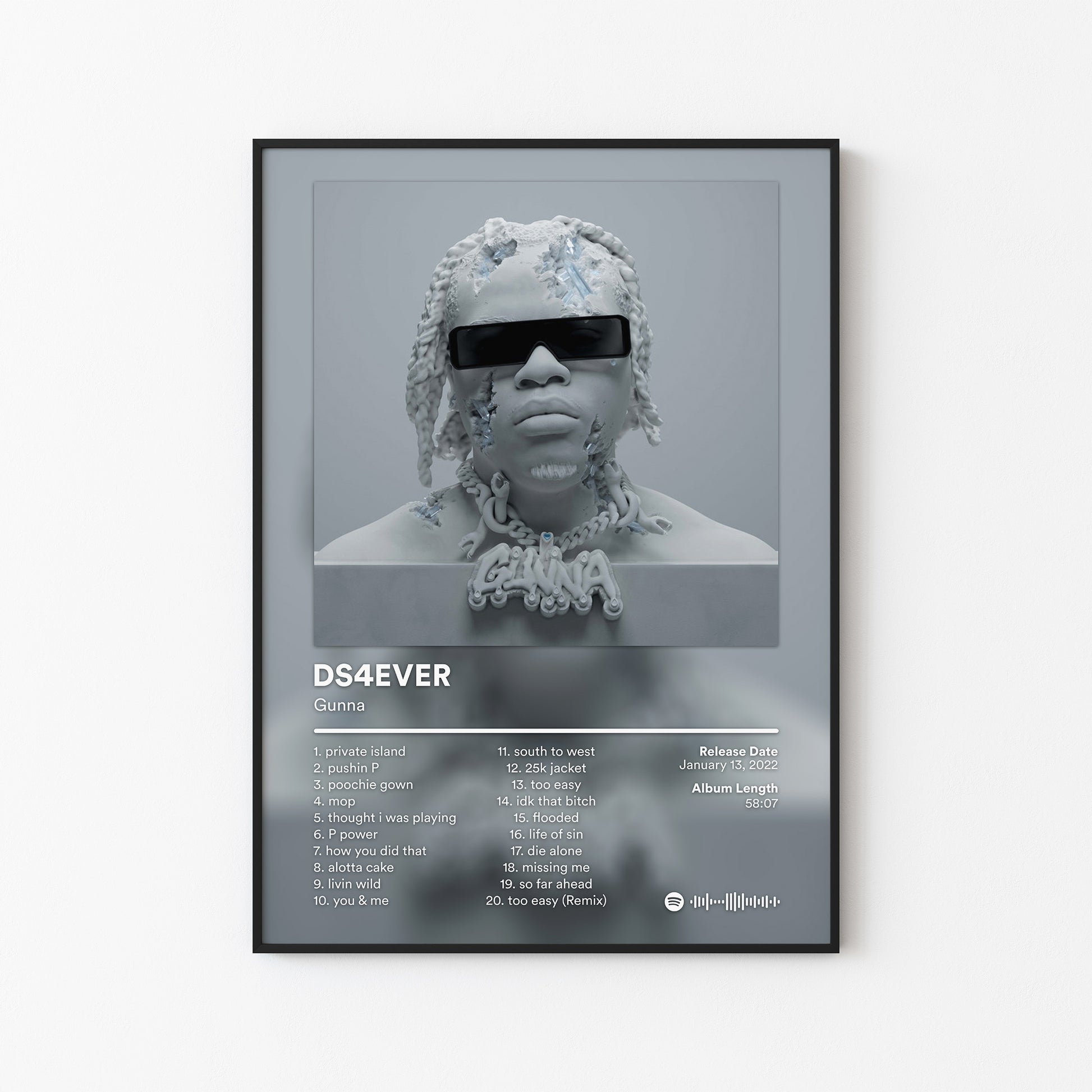 Gunna DS4EVER Album Poster