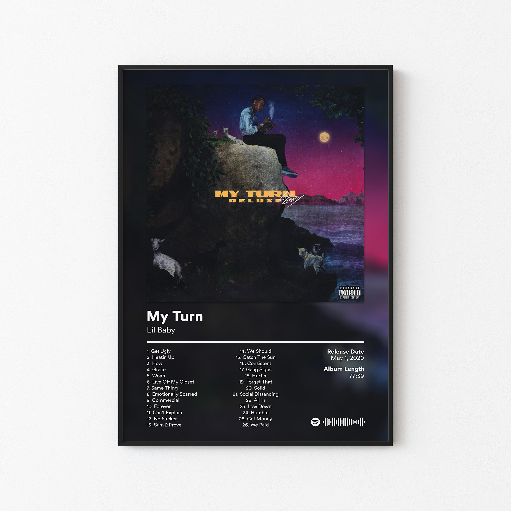 Lil Baby My Turn Deluxe Album Poster