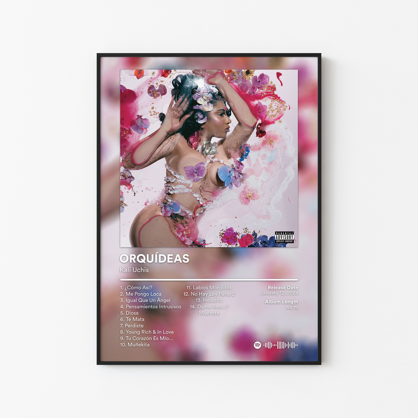 Kali Uchis ORQUIDEAS Album Poster