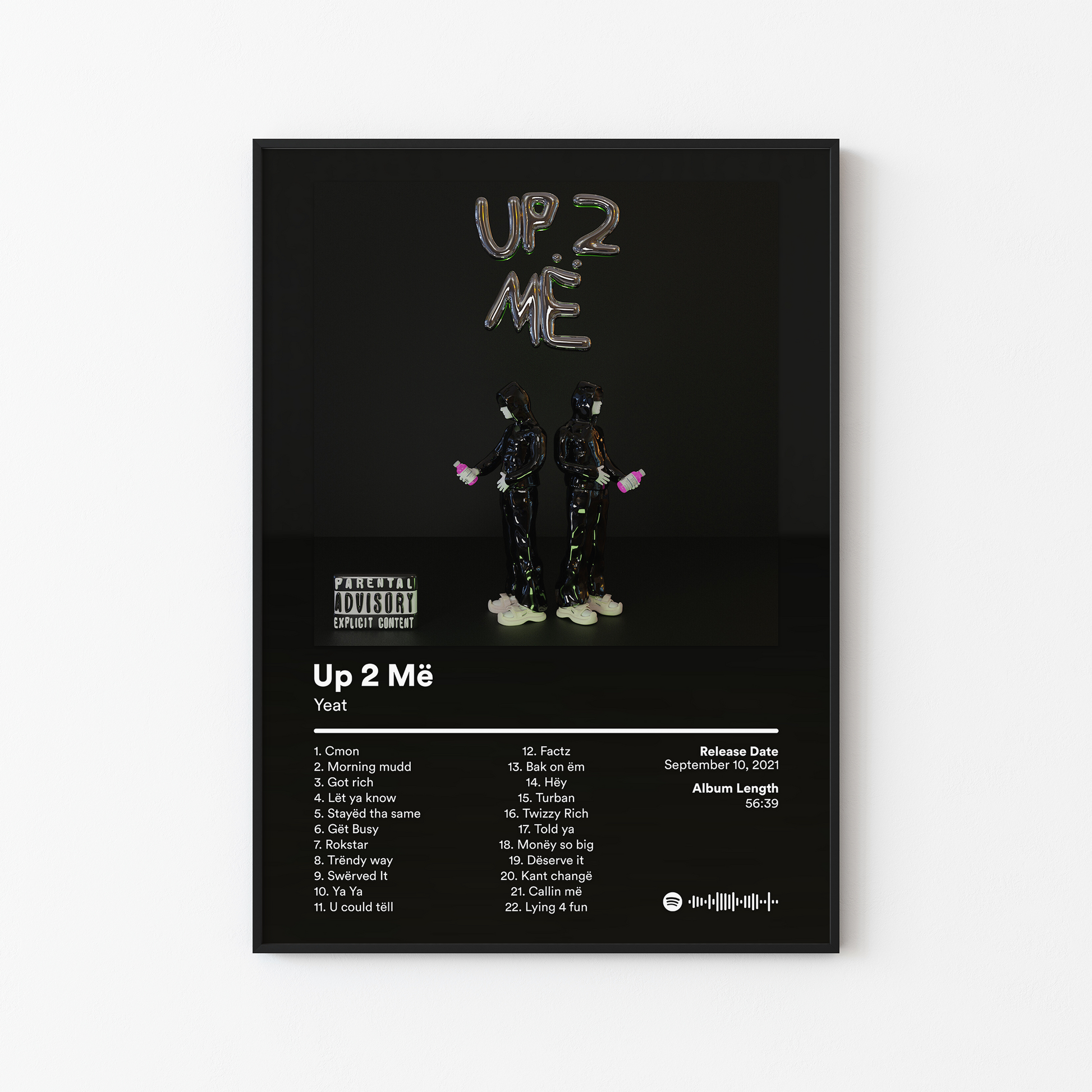 Yeat Up 2 Me Album Poster