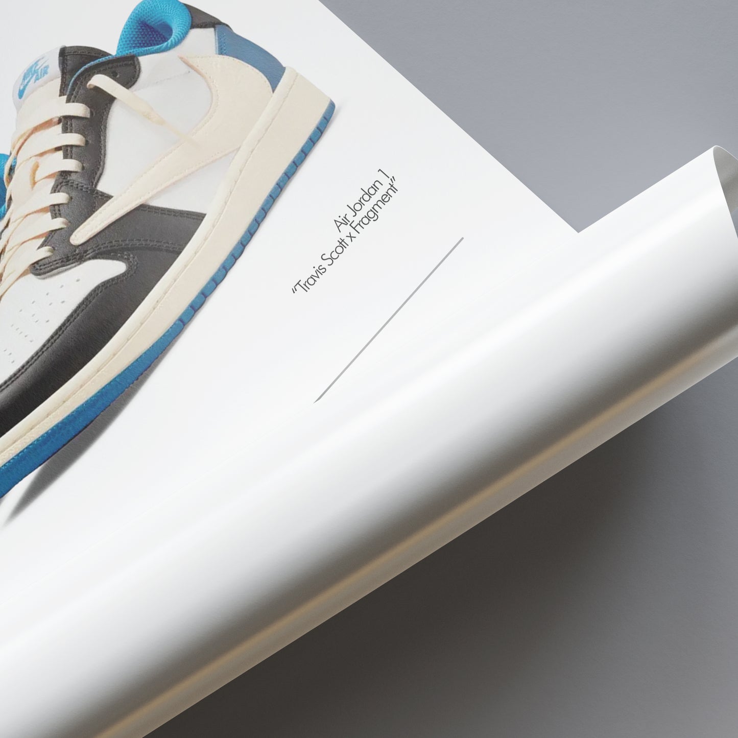 Travis Scott Fragment Sneaker Poster