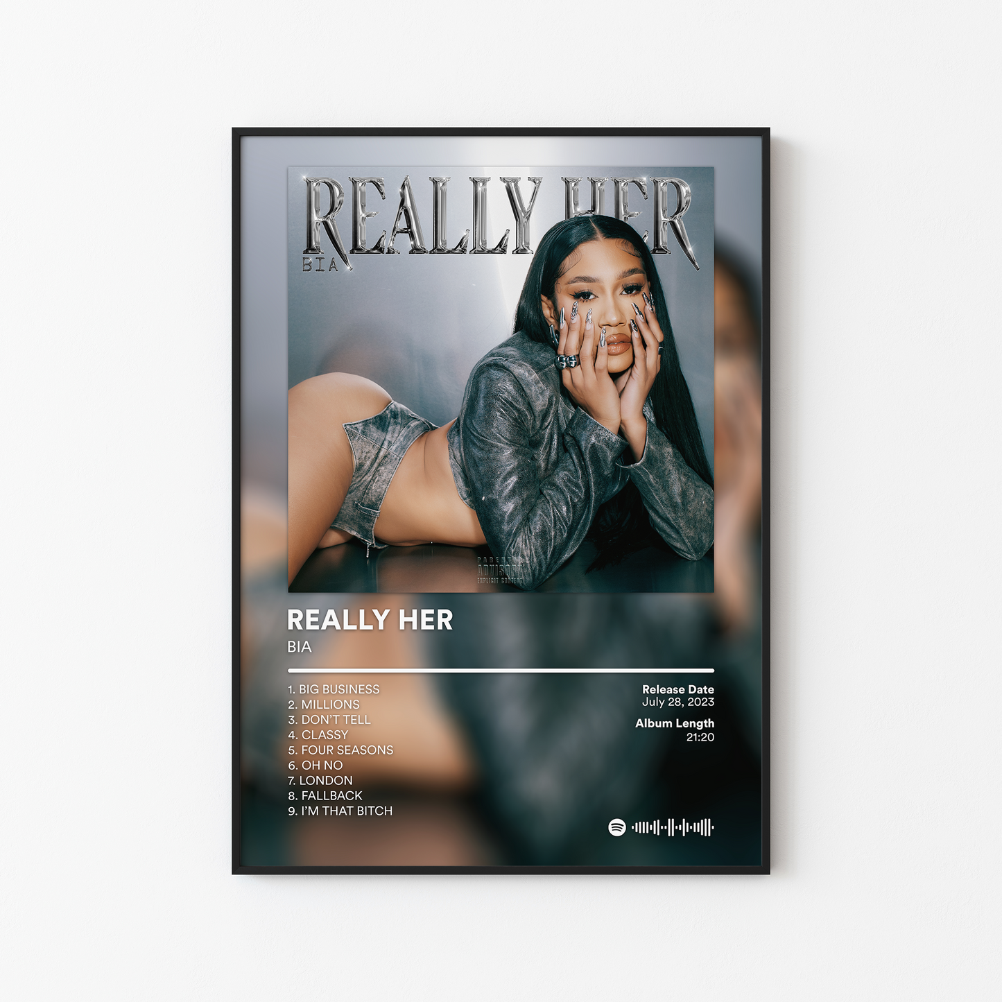 BIA REALLY HER Album Poster