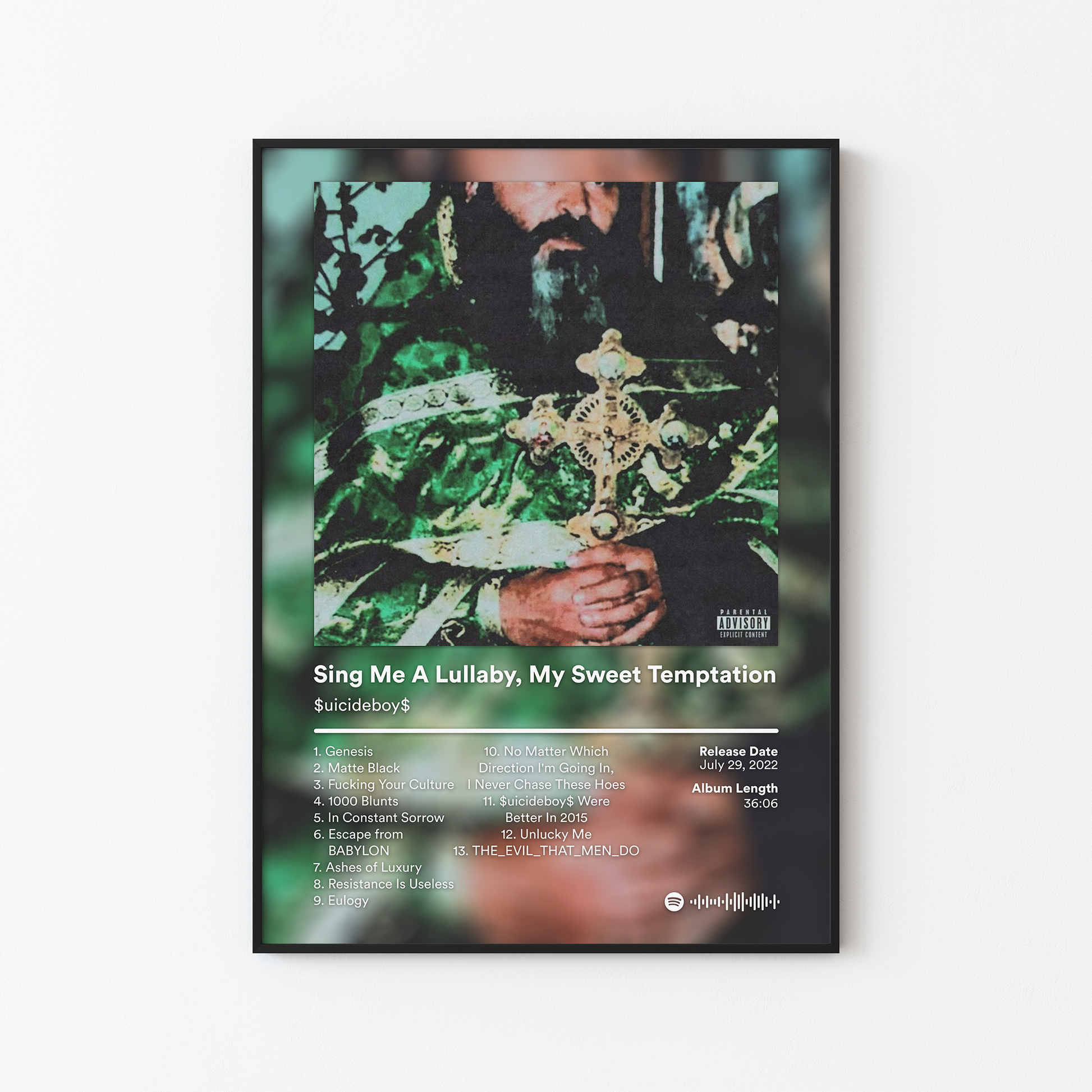 Suicideboys Sing Me A Lullaby My Sweet Temptation Album Poster
