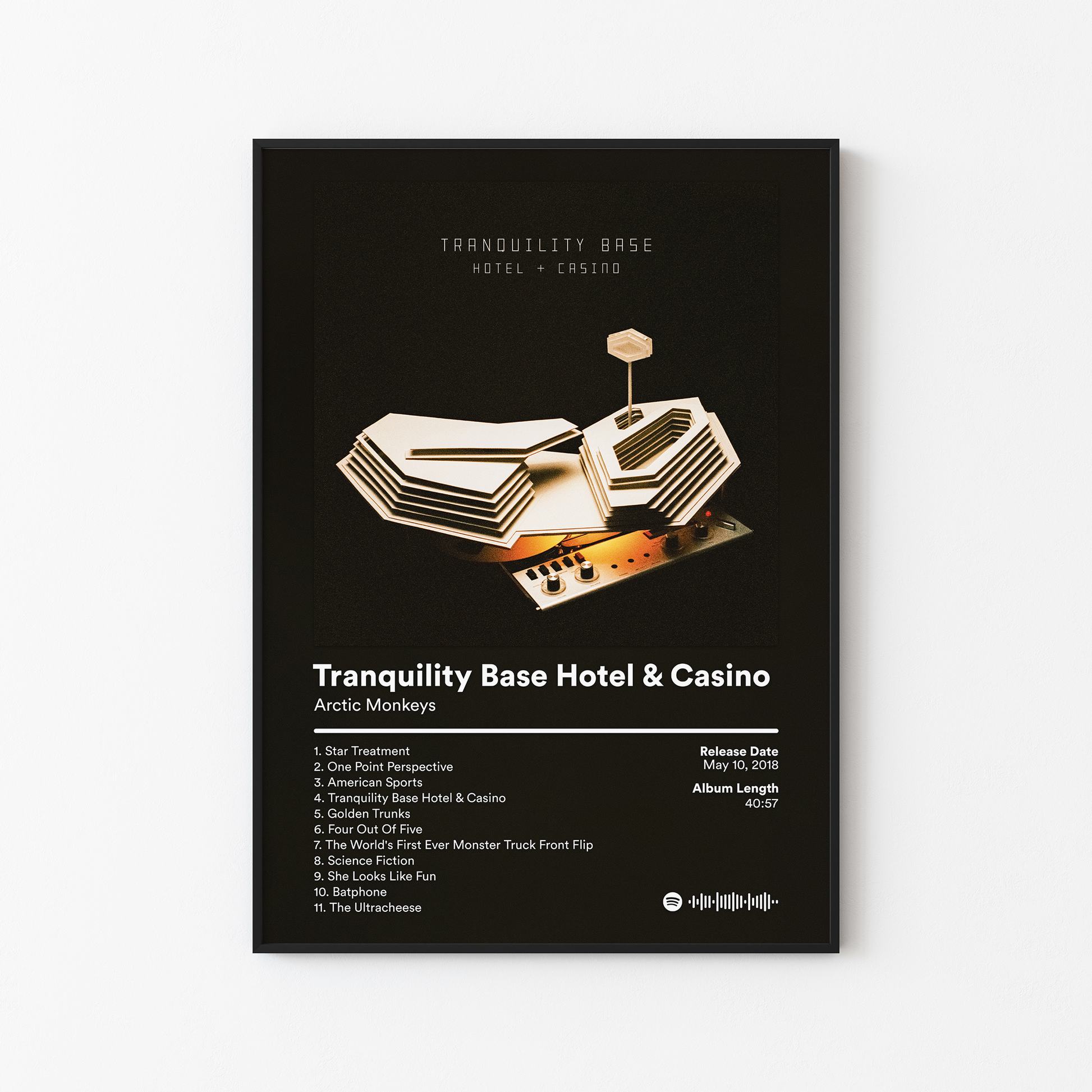 Arctic Monkeys Tranquility Base Hotel and Casino Album Poster