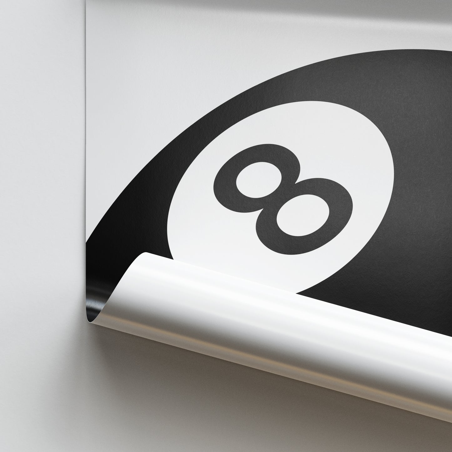 8-Ball Stüssy Poster