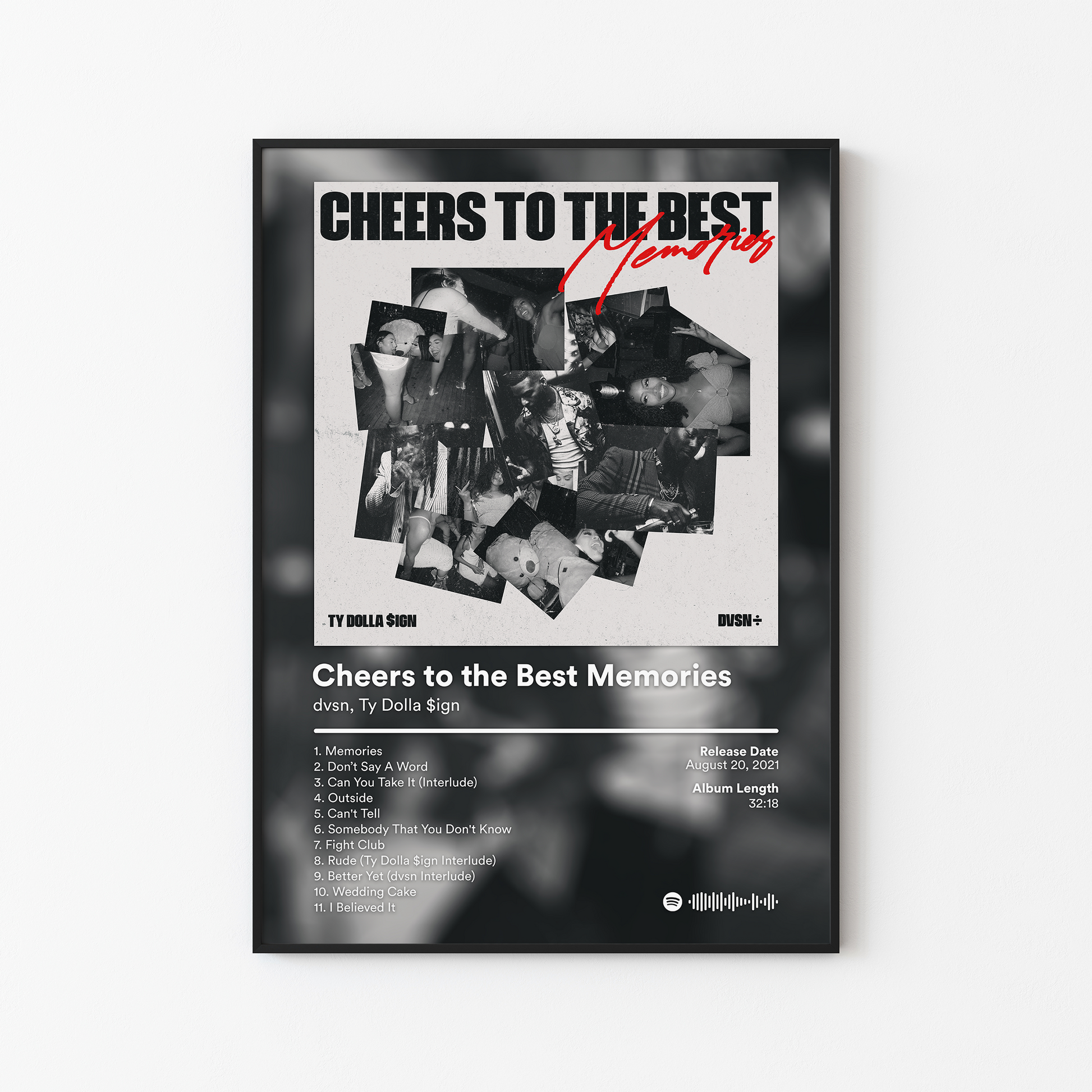 Ty Dolla Sign Cheers to the Best Memories Album Poster