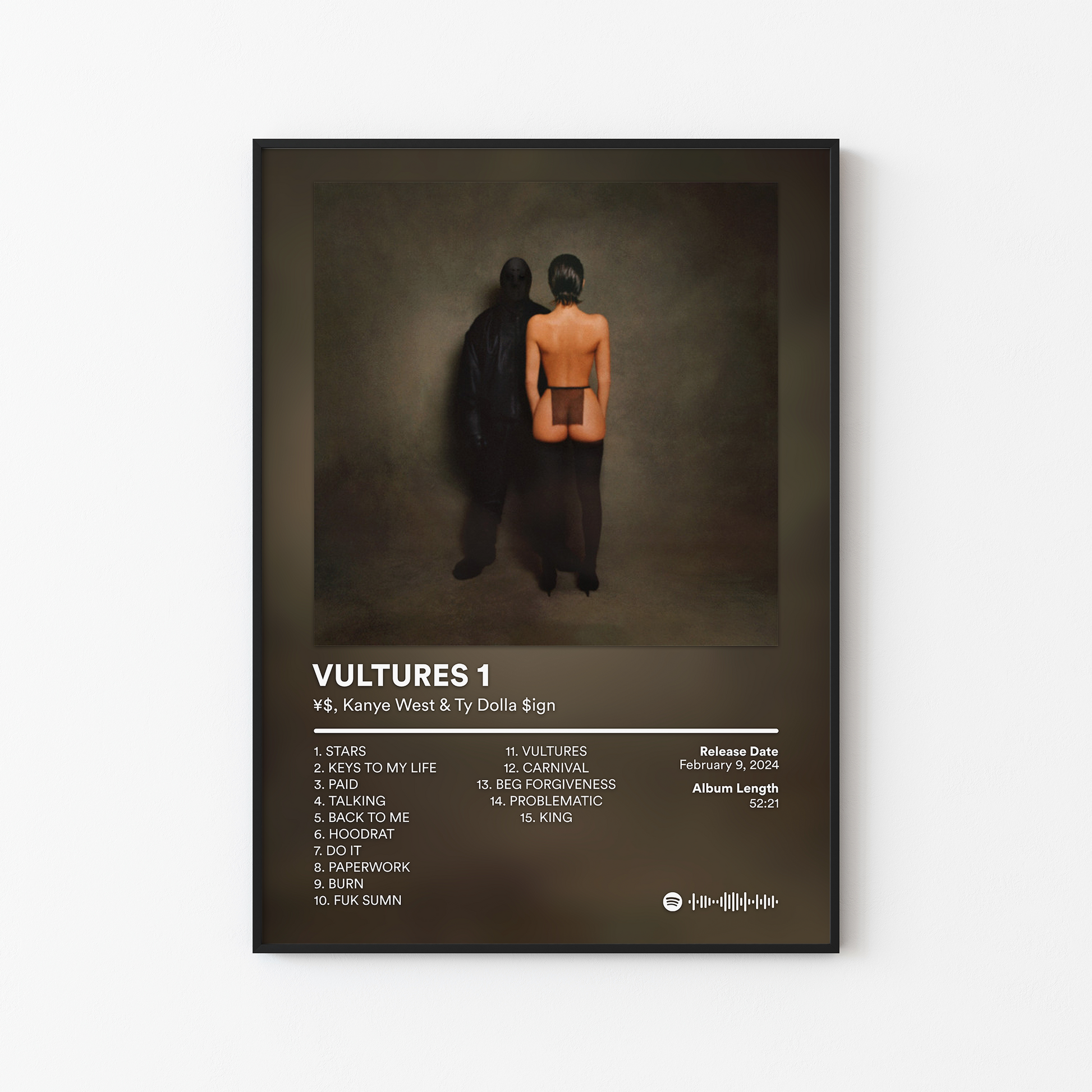 Kanye West VULTURES 1 Album Poster