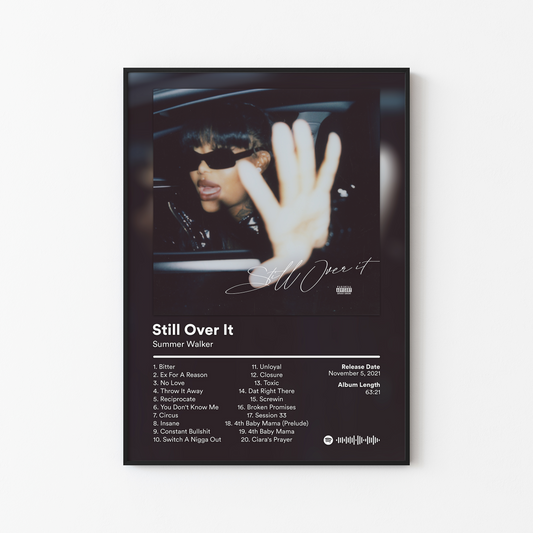 Summer Walker Still Over It Album Poster