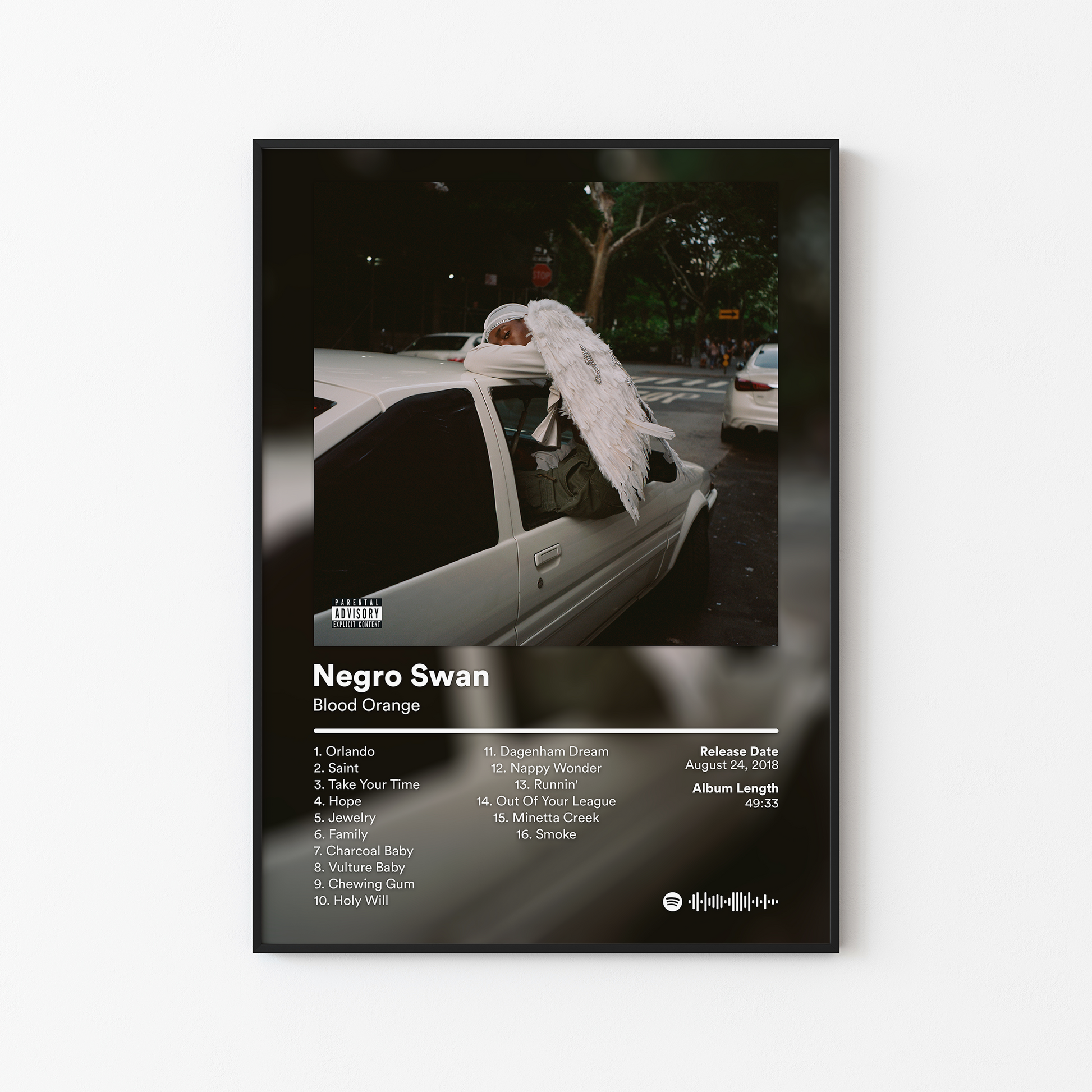Blood Orange Negro Swan Album Poster