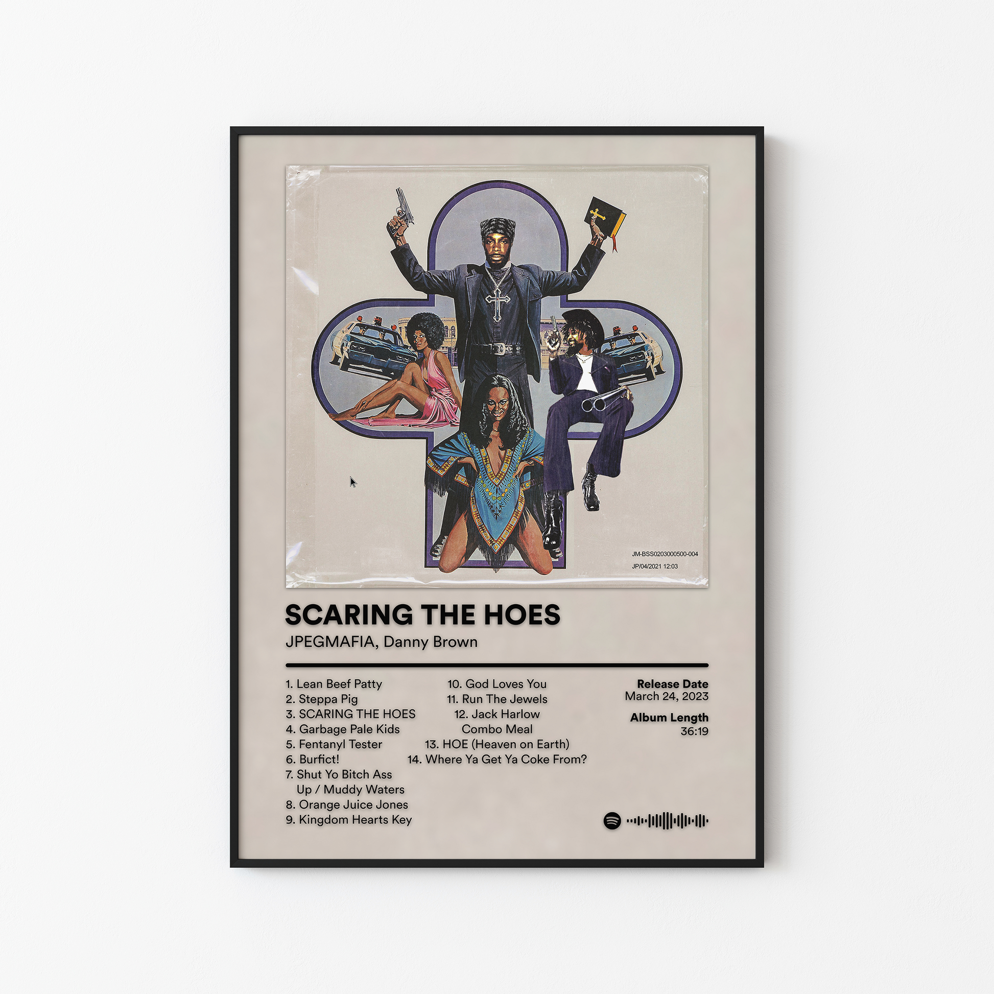 JPEGMAFIA SCARING THE HOES Album Poster