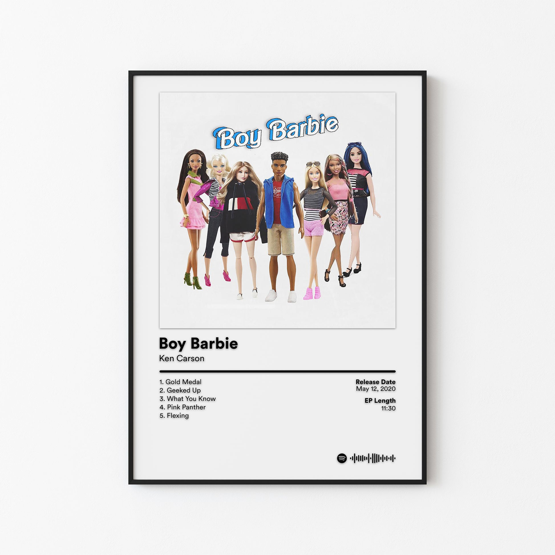 Ken Carson Boy Barbie Album Poster