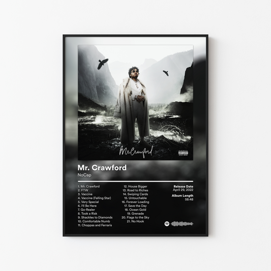NoCap Mr Crawford Album Poster