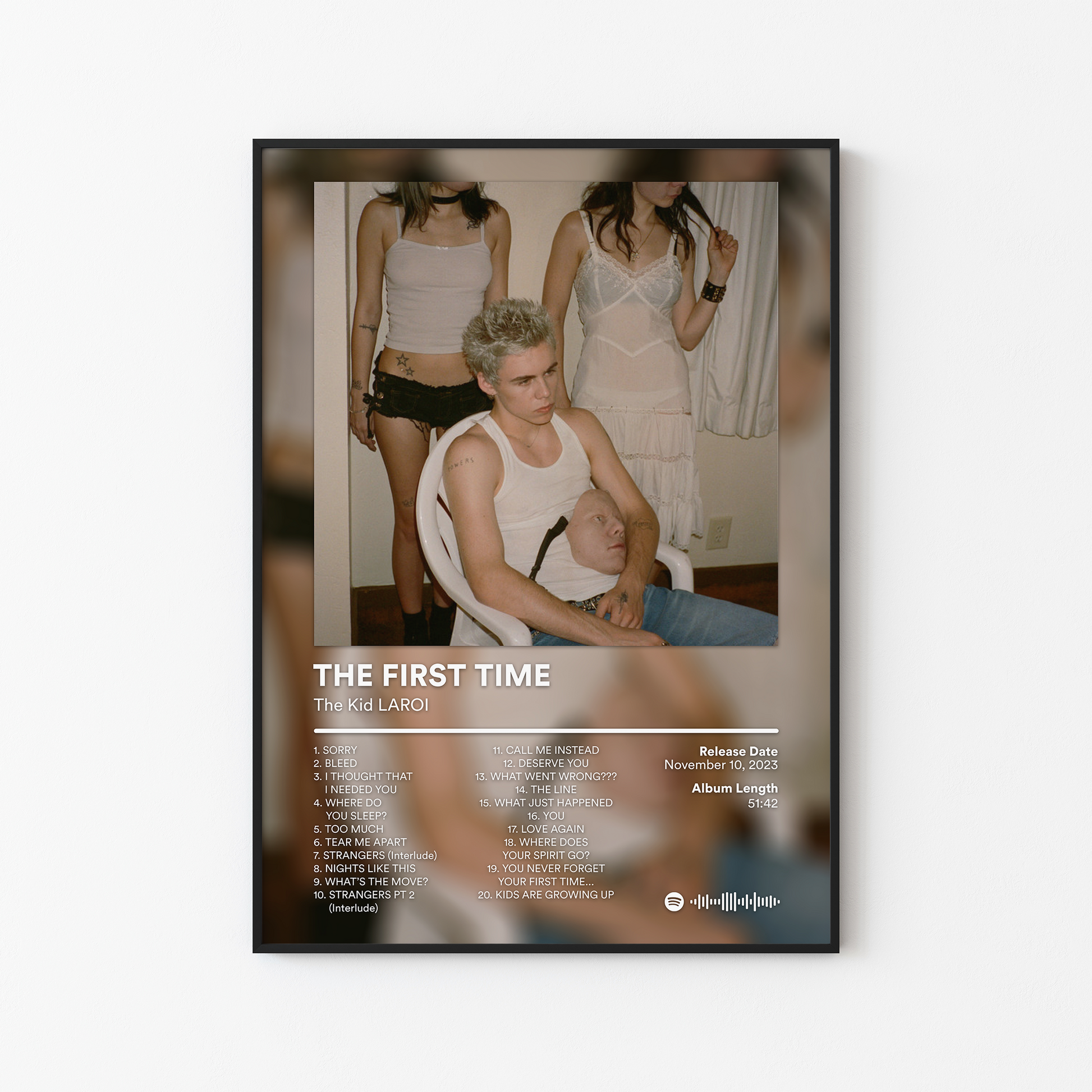 The Kid LAROI THE FIRST TIME Album Poster