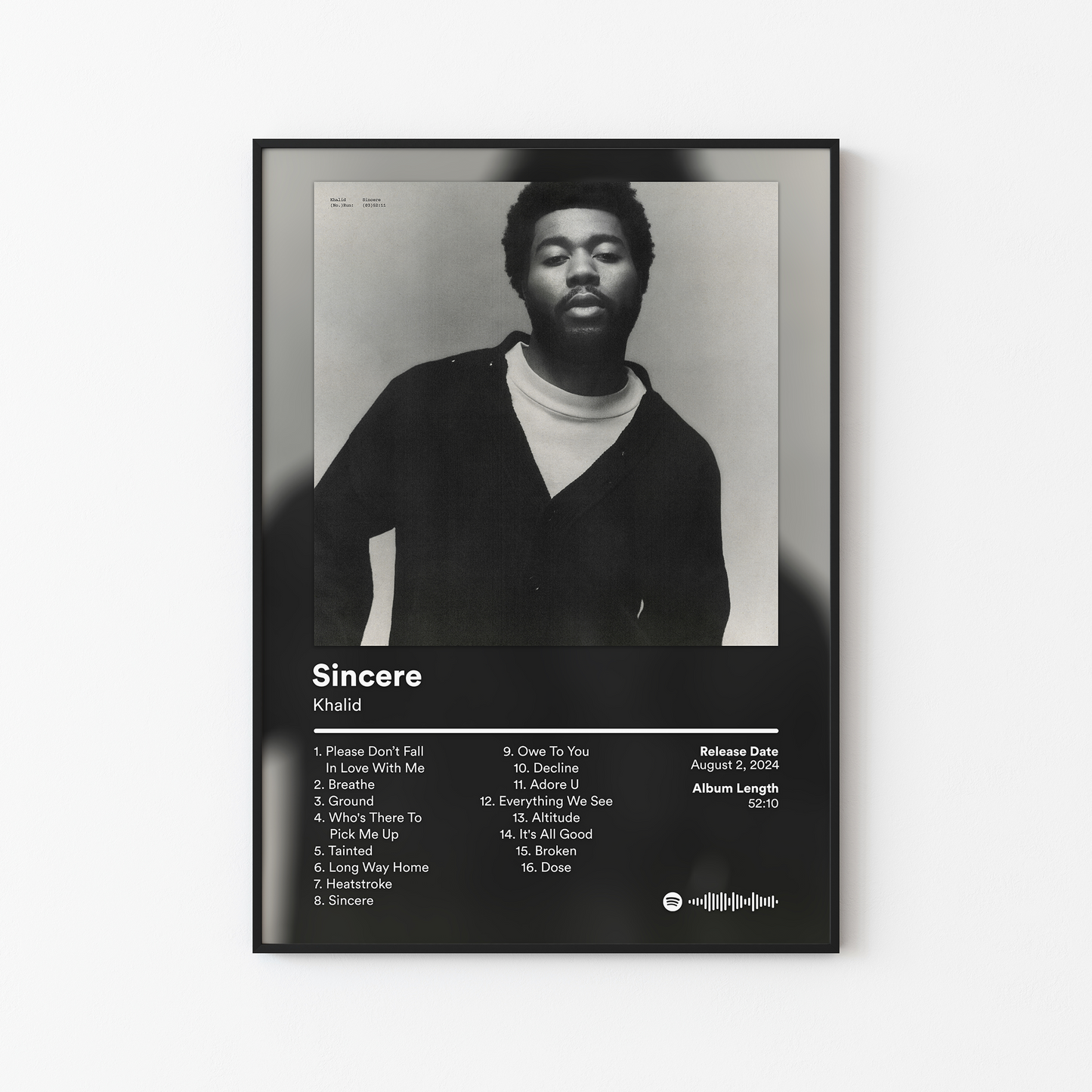 Khalid Sincere Album Poster