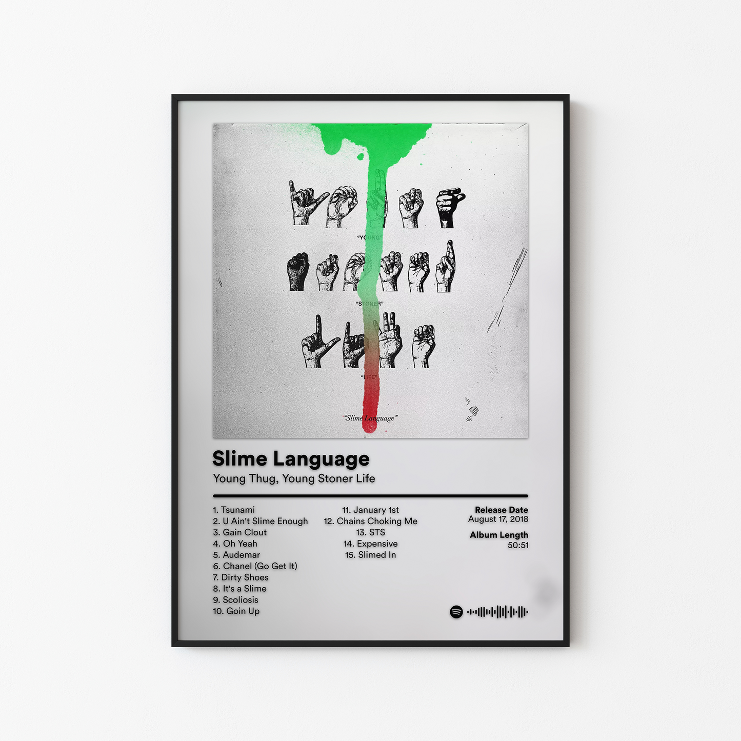 Young Thug Slime Language Album Poster
