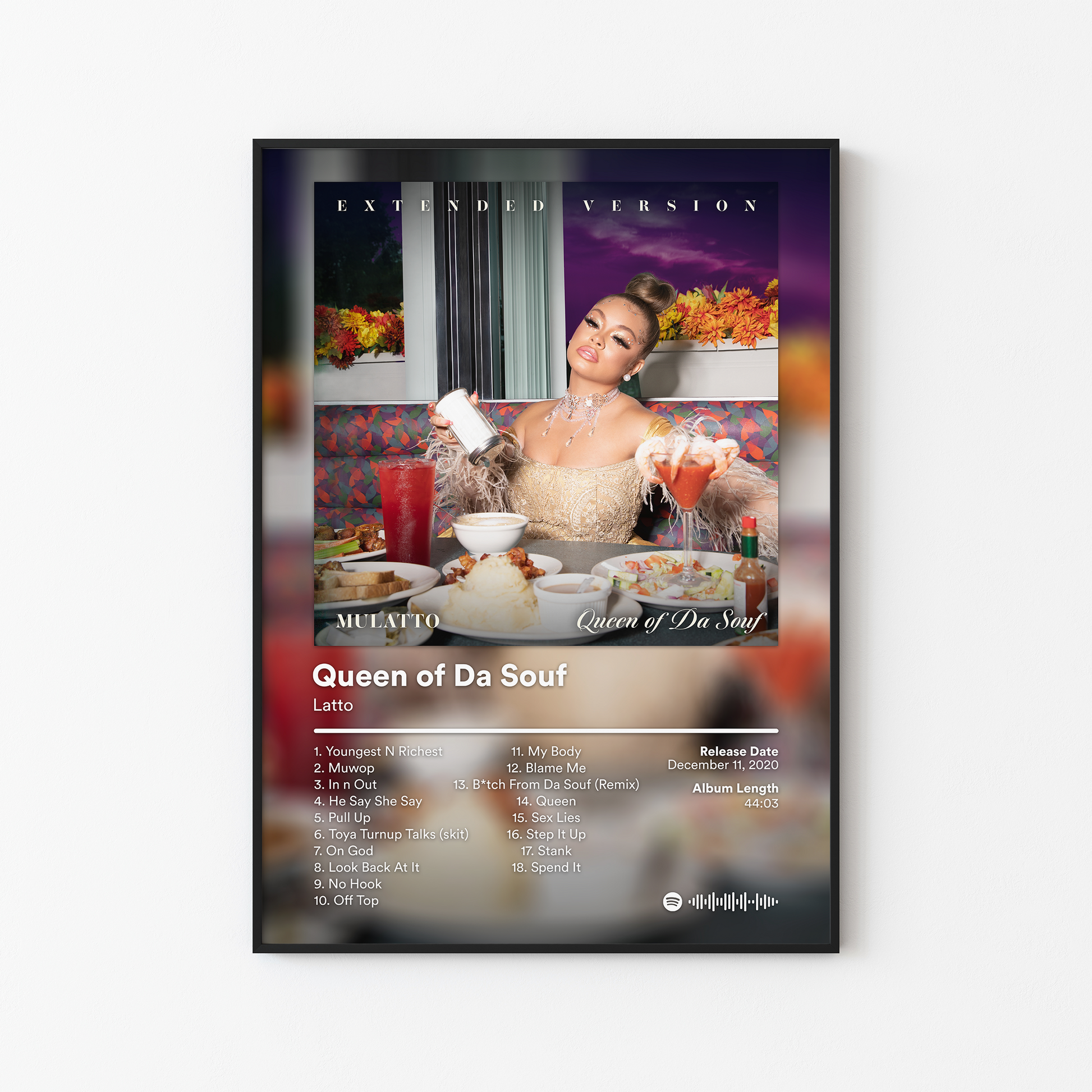 Latto Queen of Da Souf Deluxe Album Poster