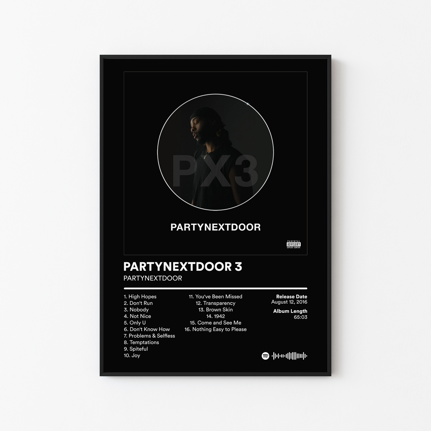 PARTYNEXTDOOR Album Posters