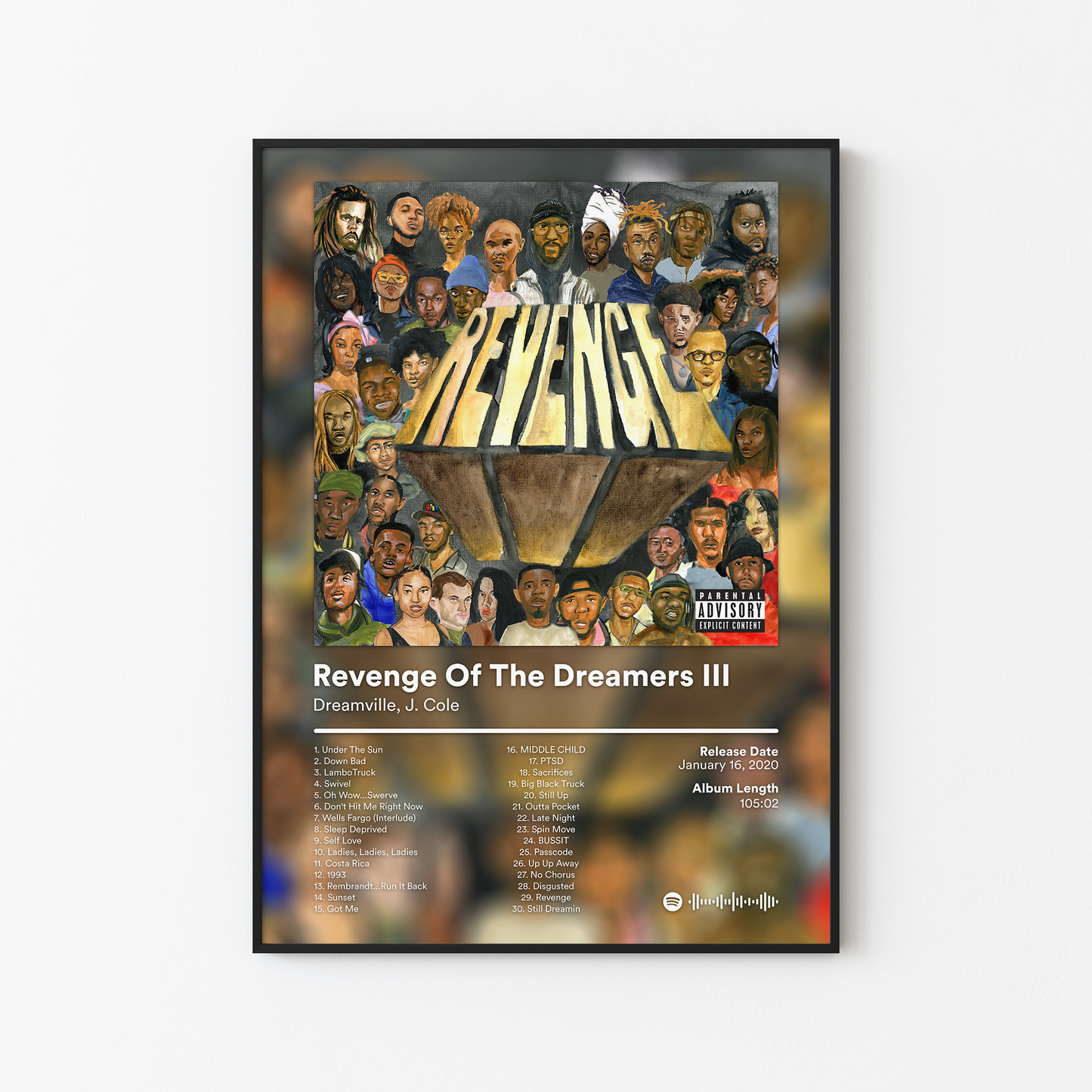 J. Cole Album Posters