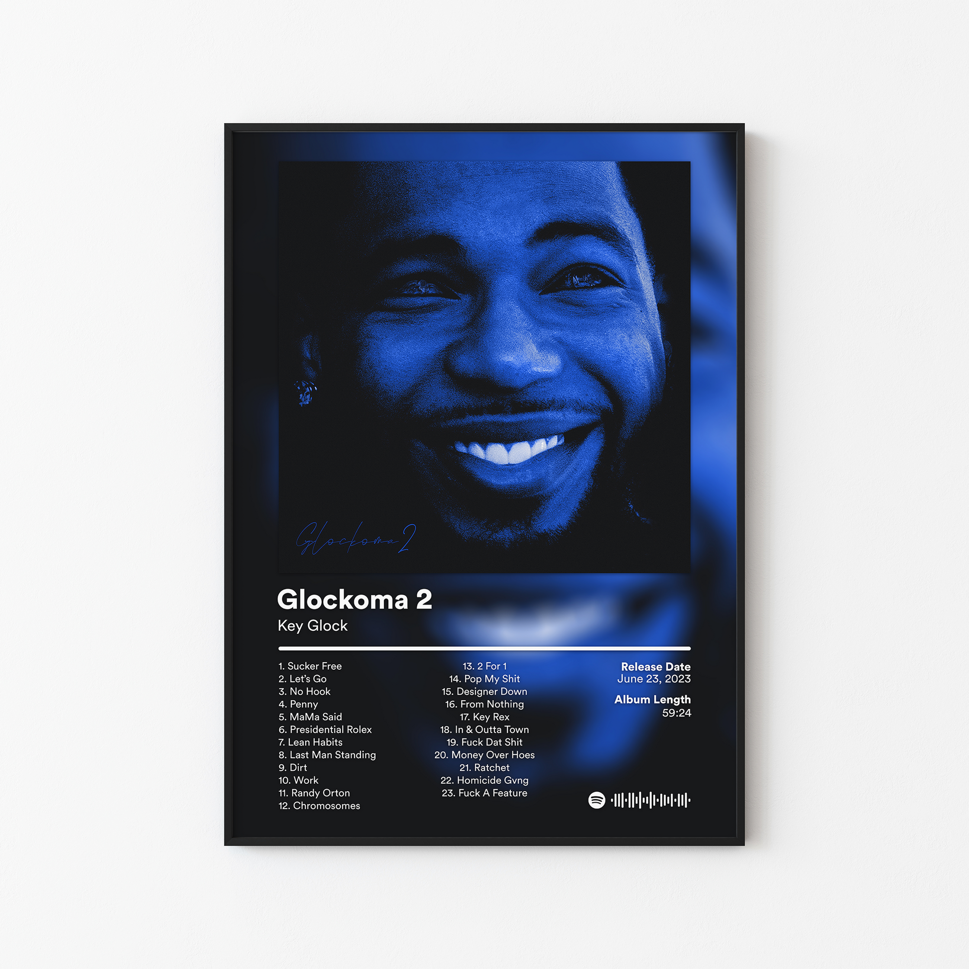 Key Glock Glockoma 2 Deluxe Album Poster