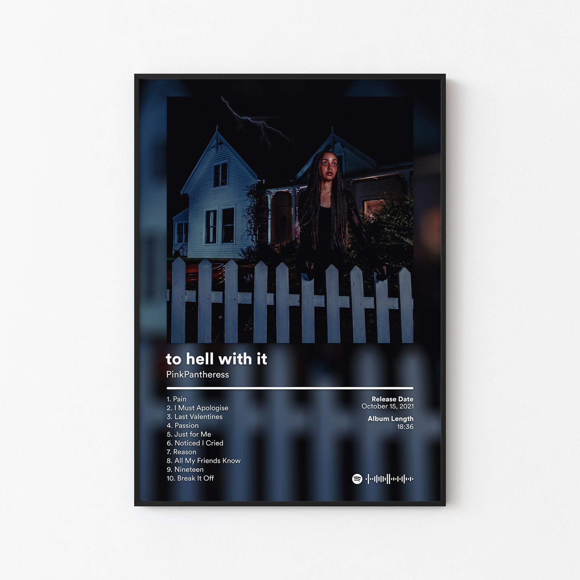 PinkPantheress to hell with it Album Poster