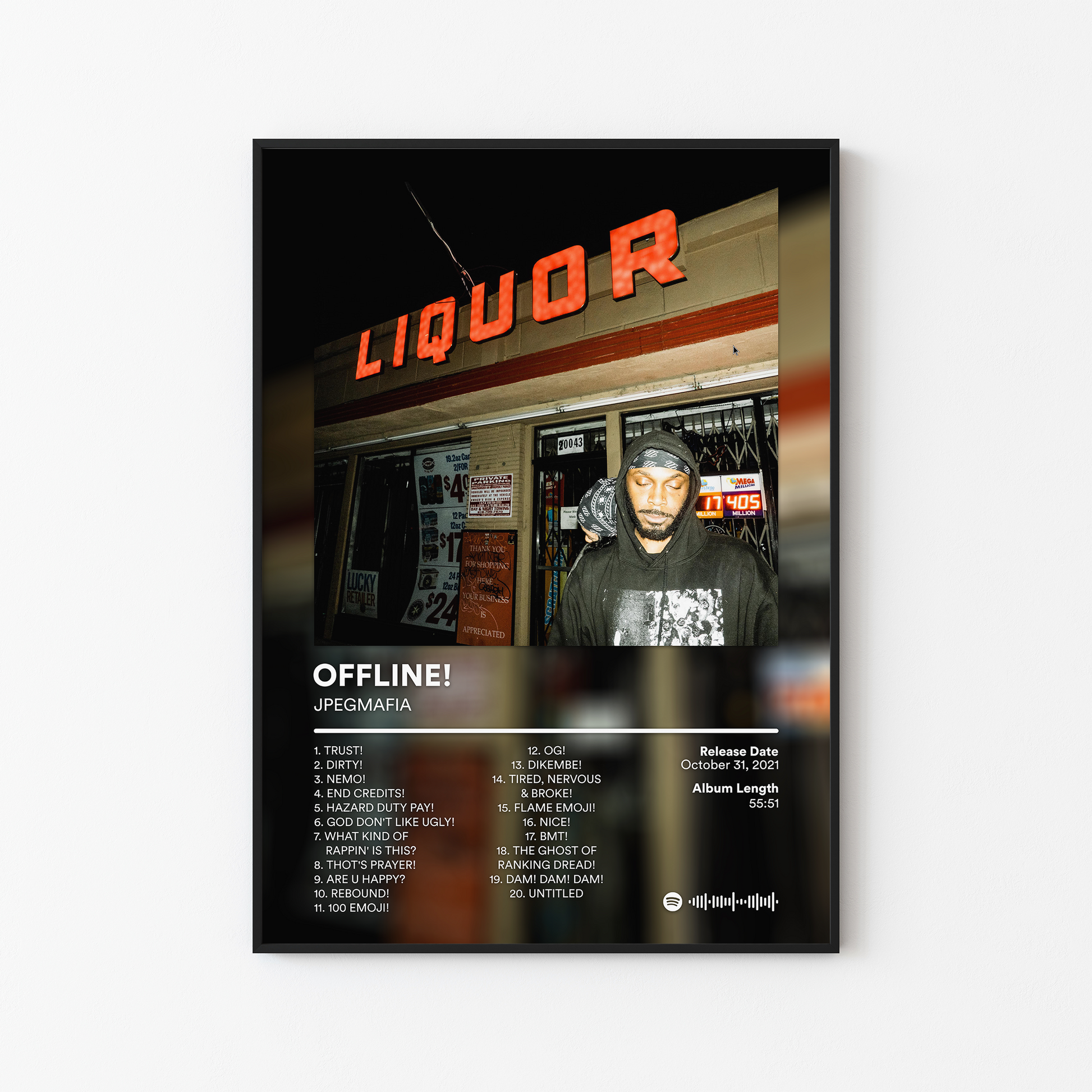 JPEGMAFIA OFFLINE Album Poster