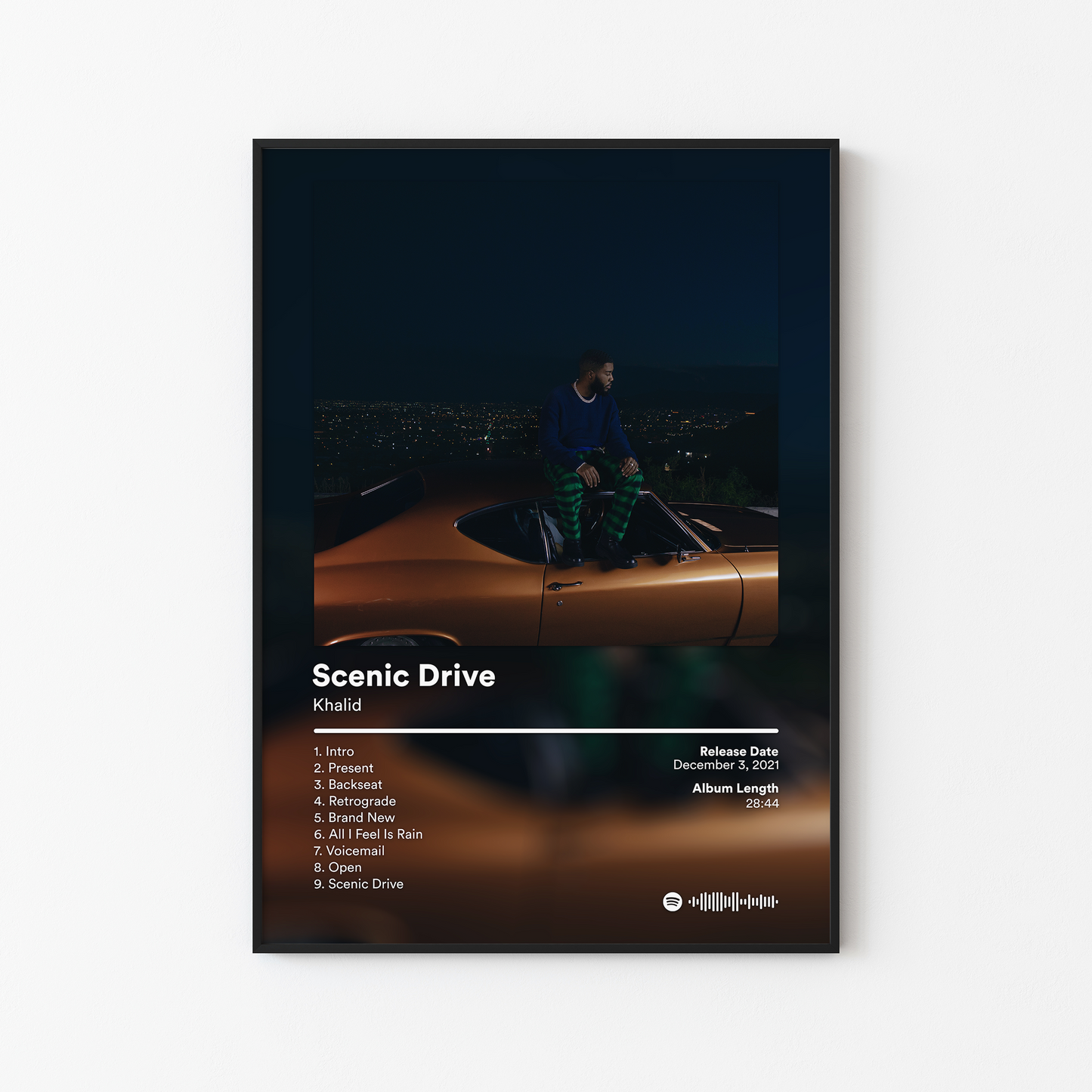 Khalid Scenic Drive The Tape Album Poster