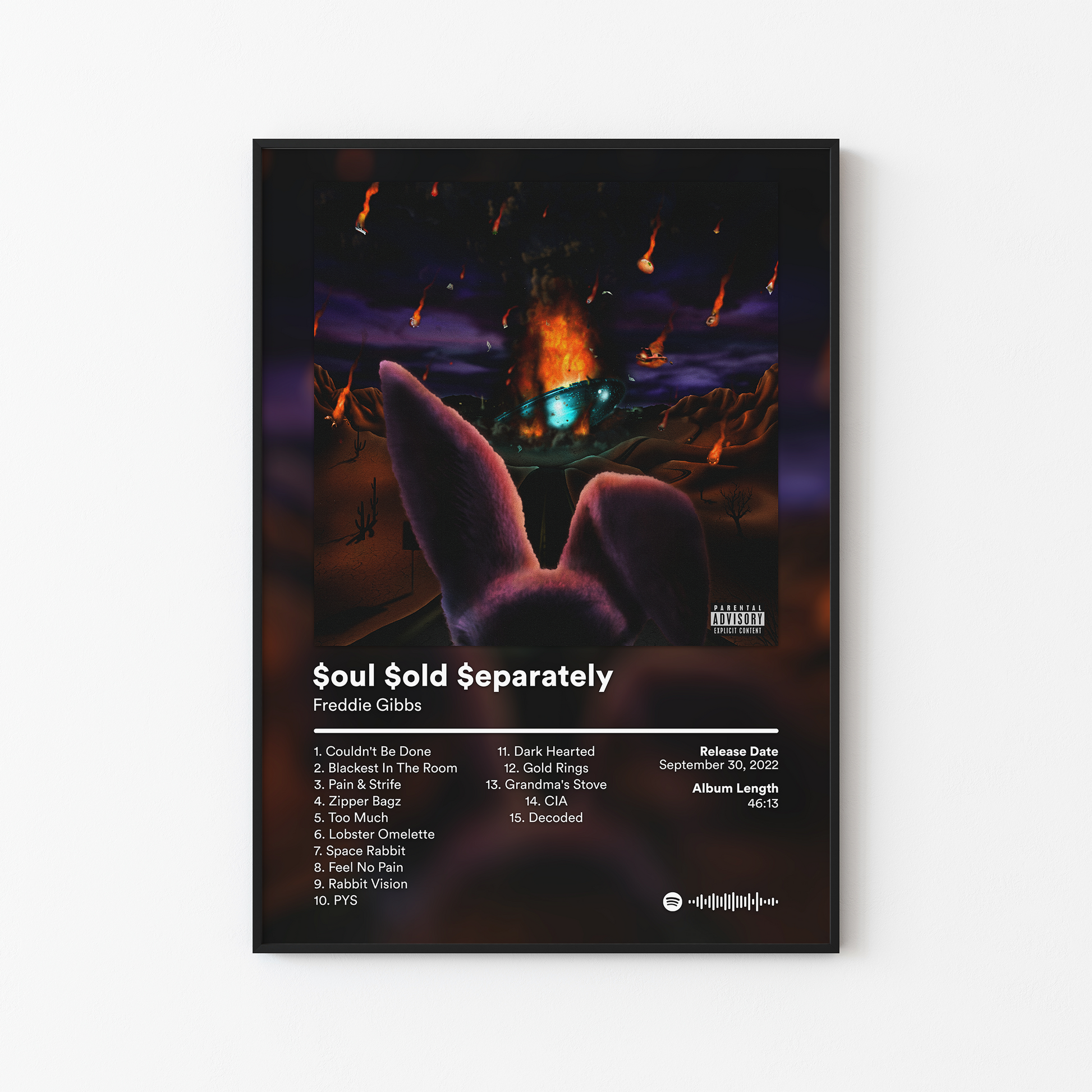 Freddie Gibbs Soul Sold Seperately Album Poster