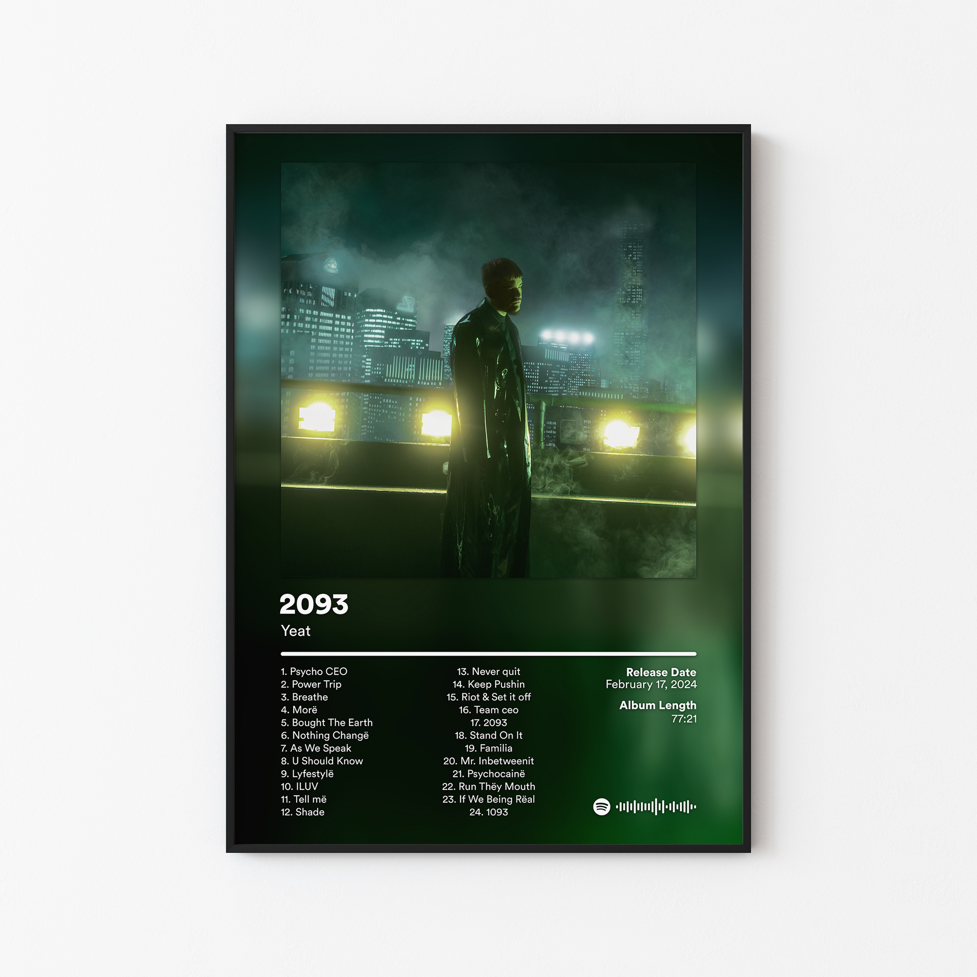 Yeat 2093 Album Poster