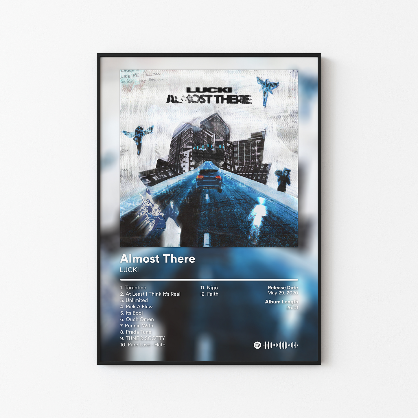 LUCKI Almost There Album Poster