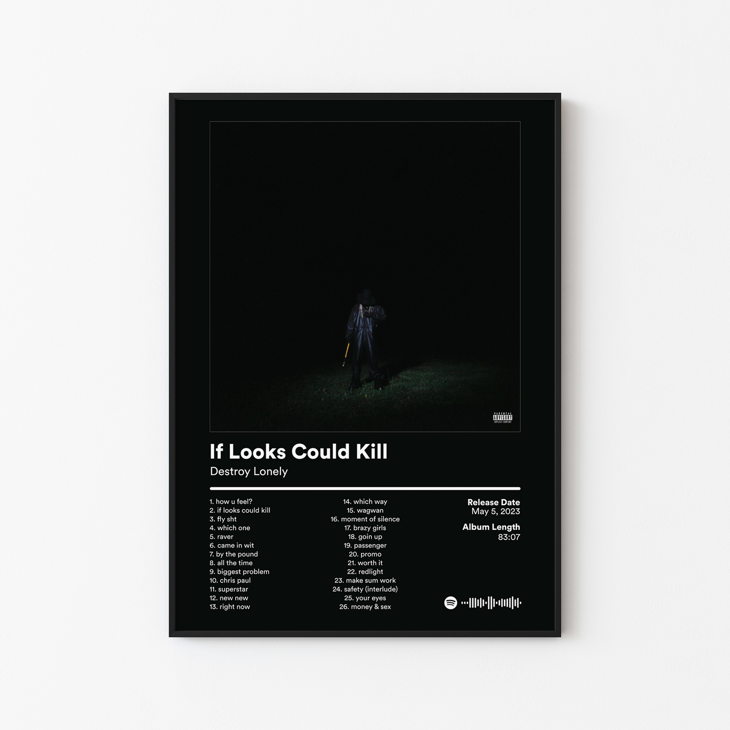 Destroy Lonely If Looks Could Kill Album Poster