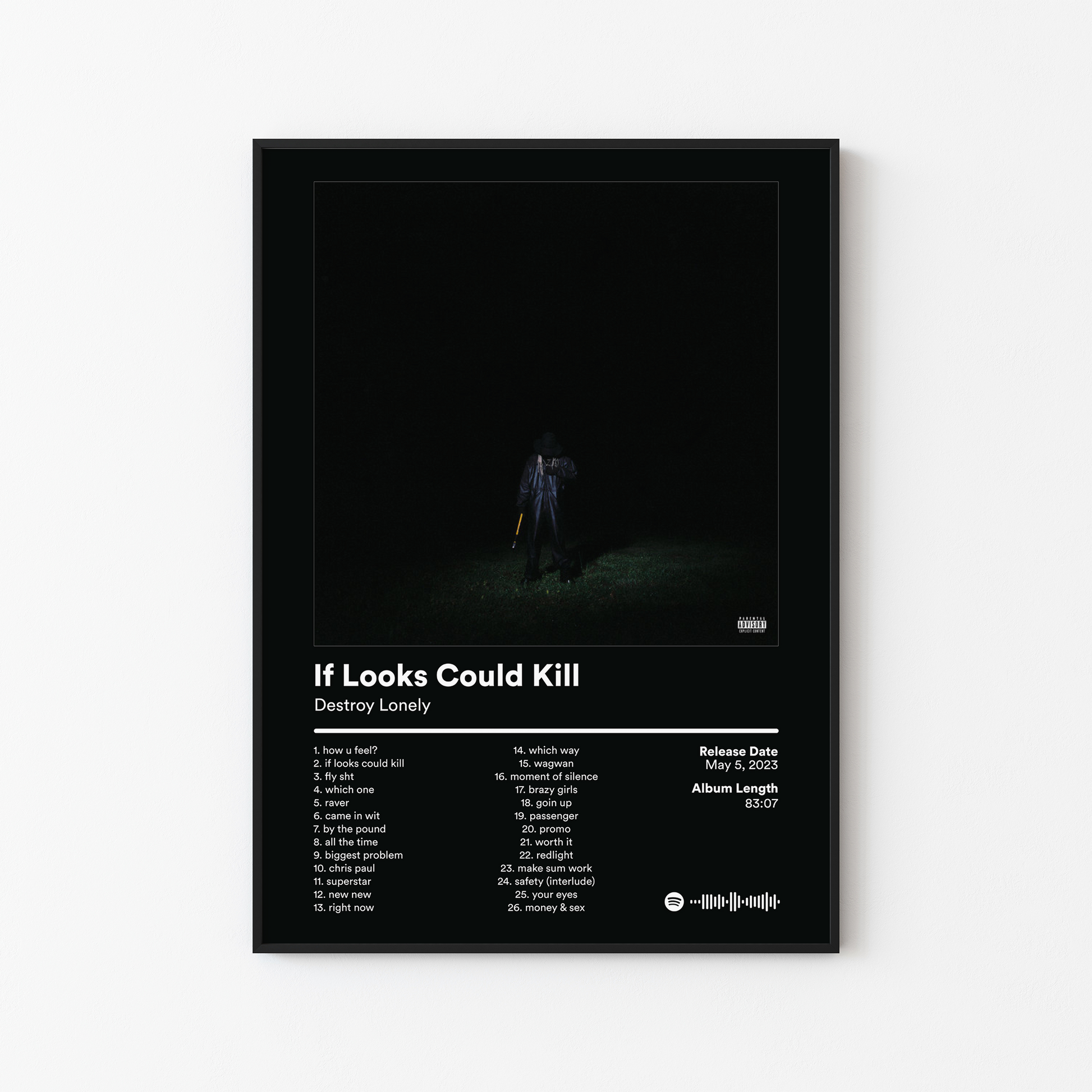 Destroy Lonely If Looks Could Kill Album Poster