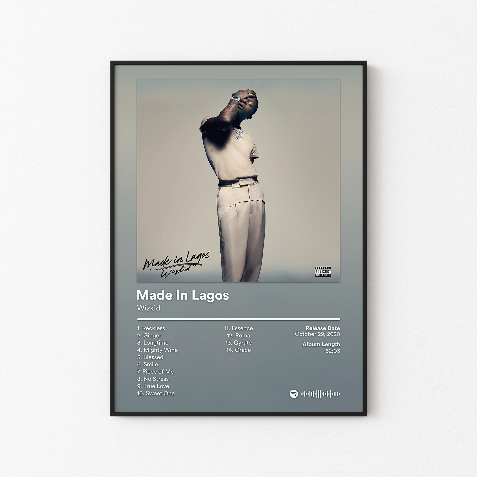 Wizkid Made In Lagos Album Poster