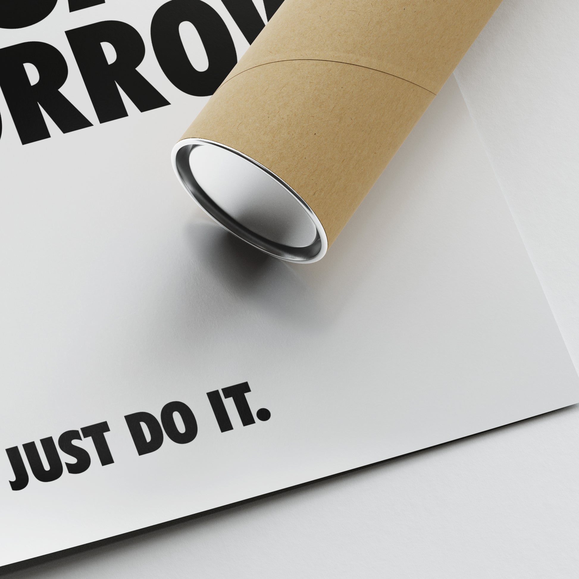 Nike YESTERDAY YOU SAID TOMORROW Motivational Poster