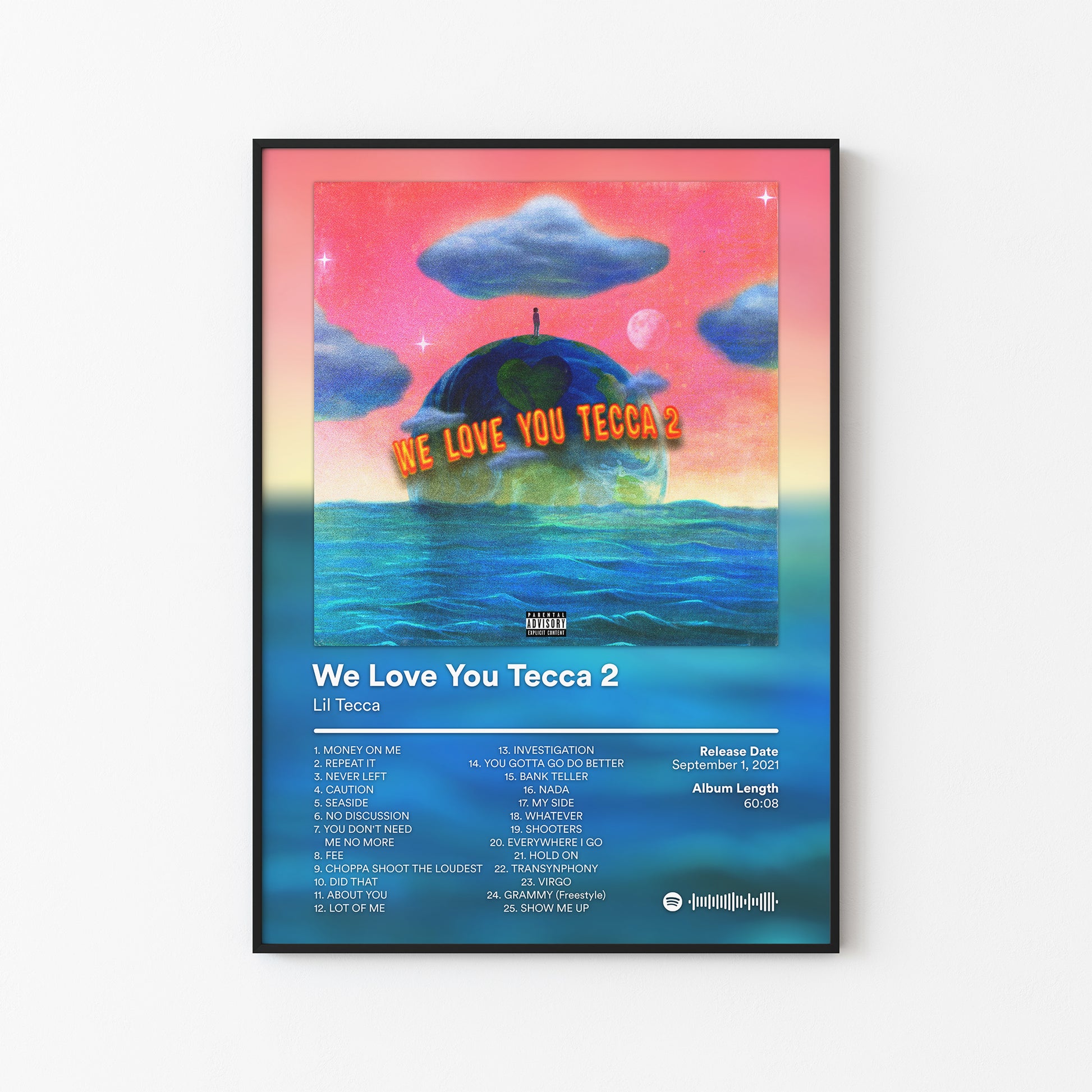 Lil Tecca We Love You Tecca 2 Album Poster