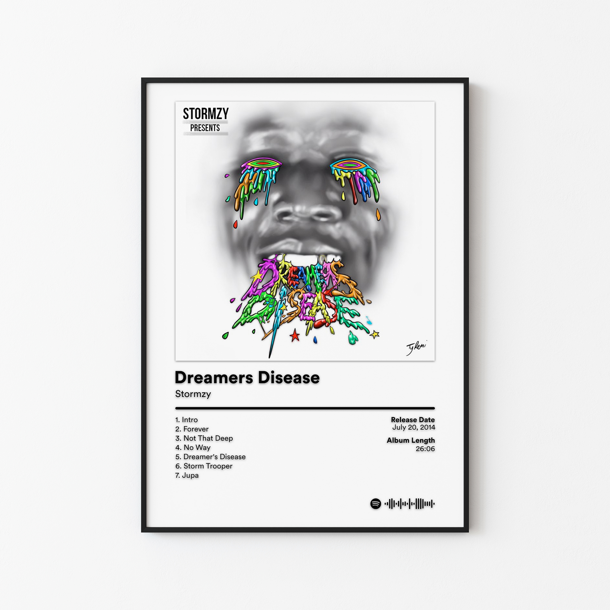 Stormzy Dreamers Disease Album Poster