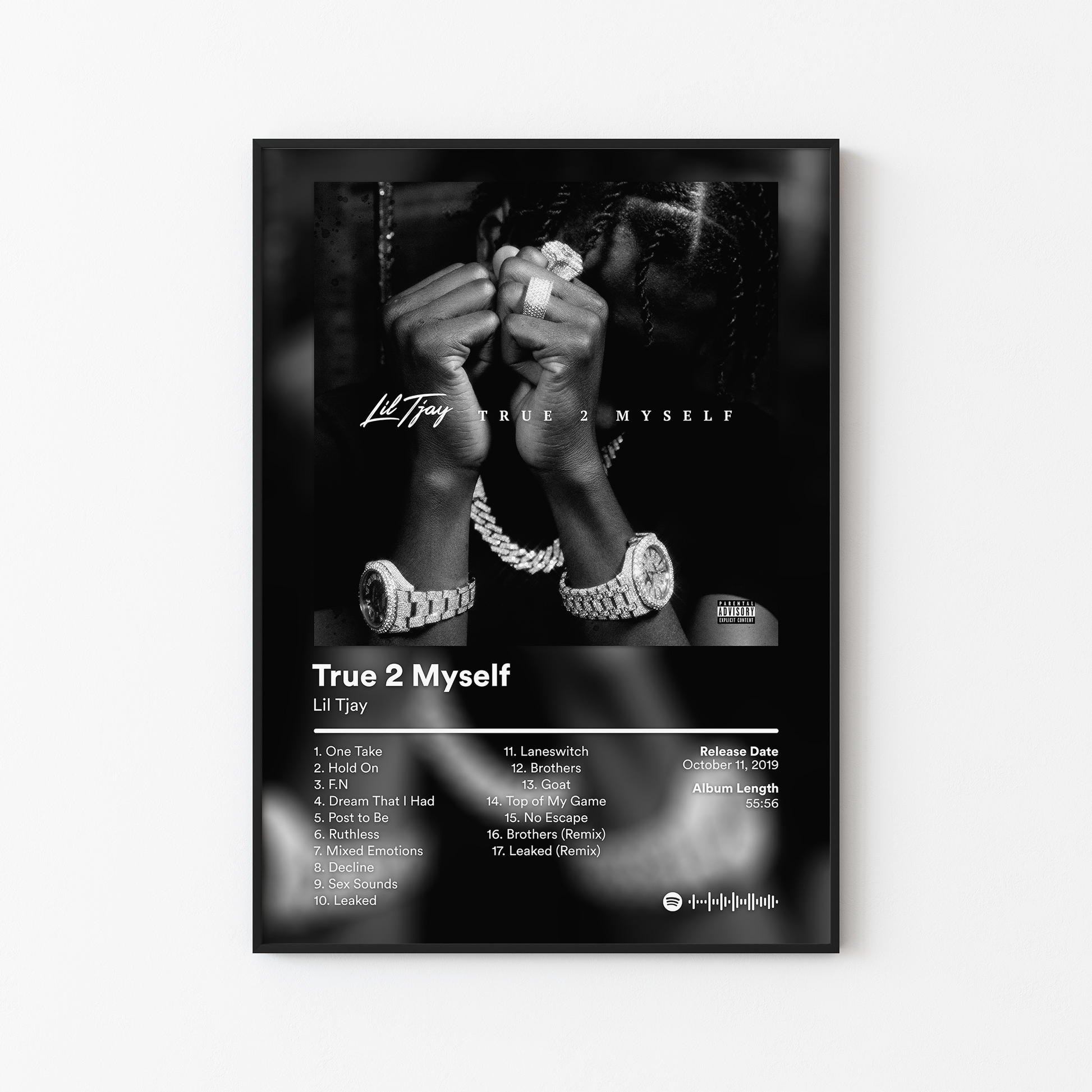 Lil Tjay True 2 Myself Album Poster