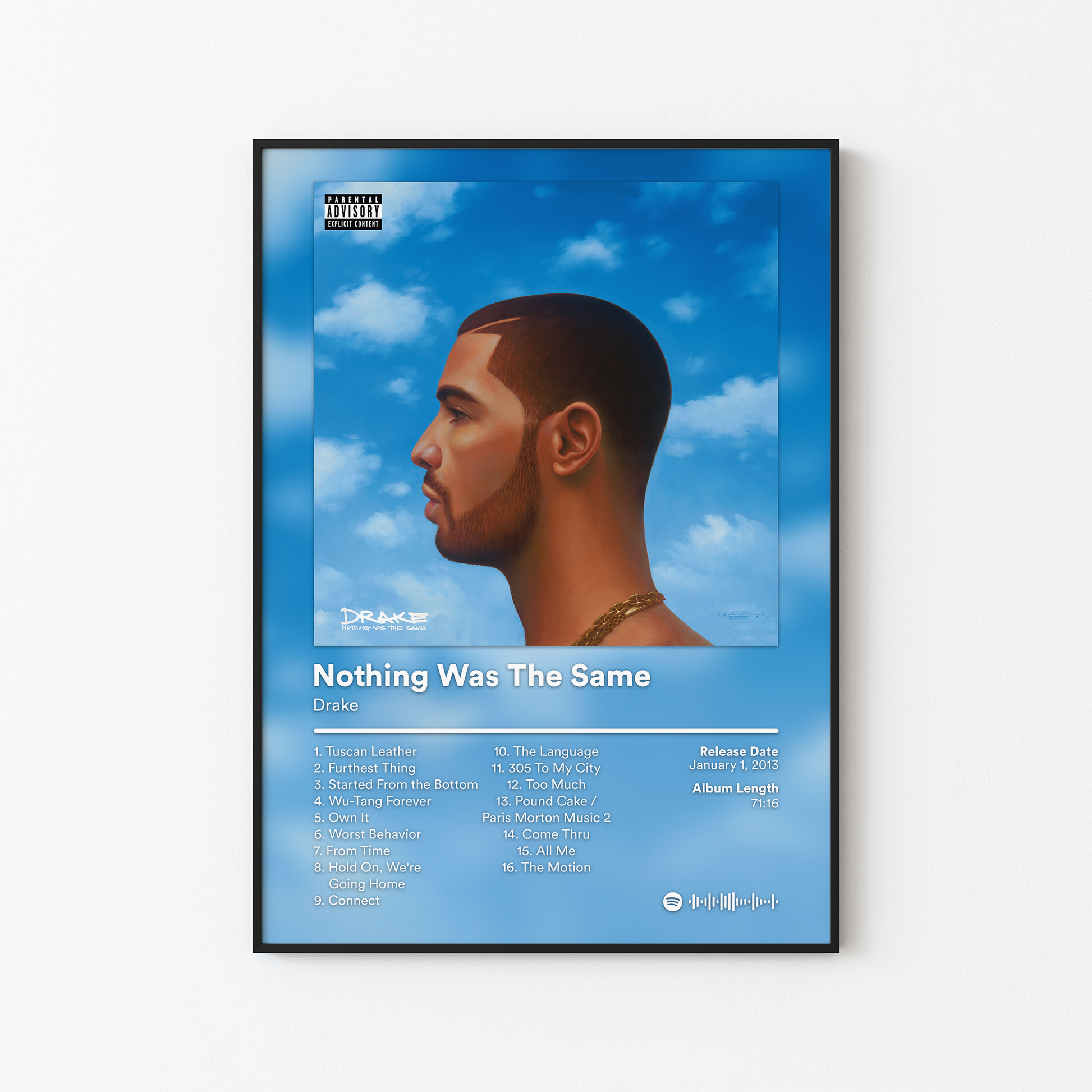 Drake Nothing Was The Same Deluxe Album Poster