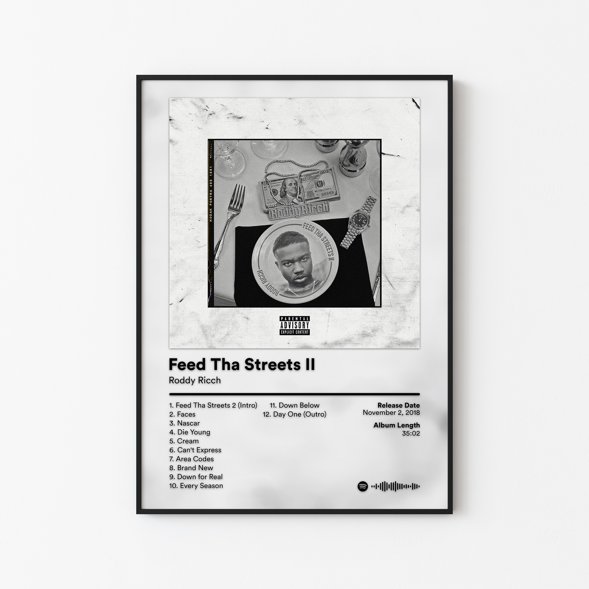 Roddy Ricch Feed Tha Streets 2 Album Poster
