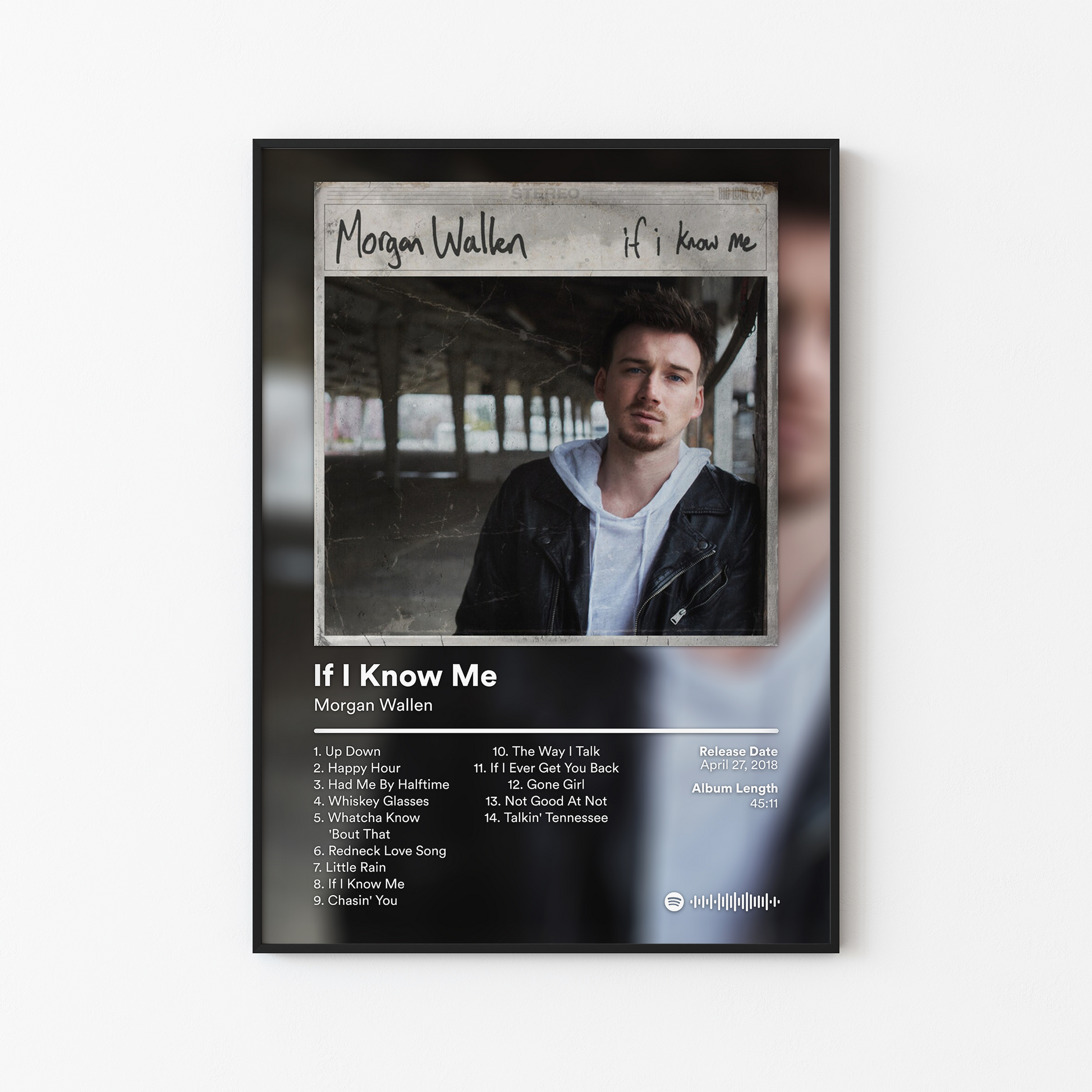 Morgan Wallen If I Know Me Album Poster