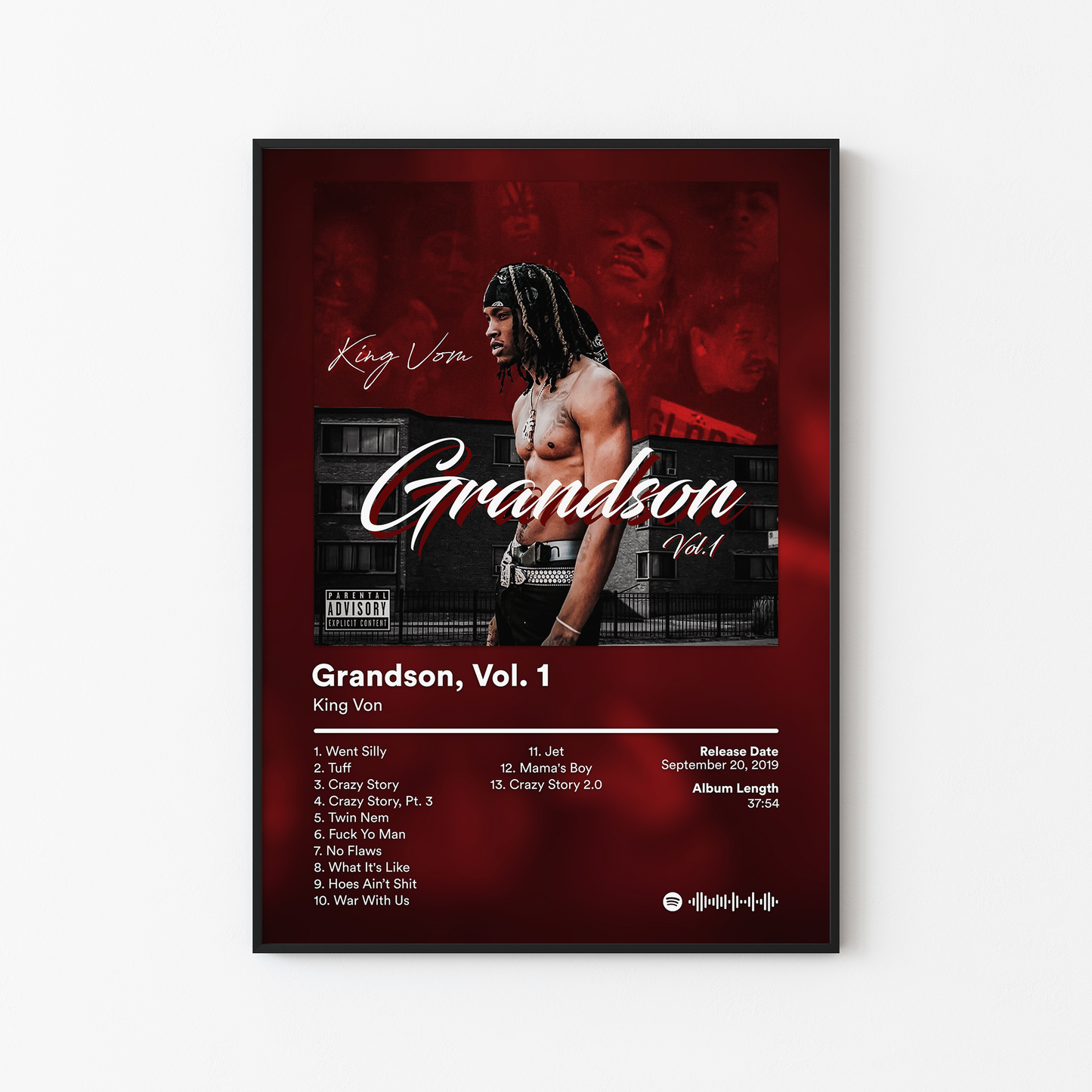 King Von Album Posters