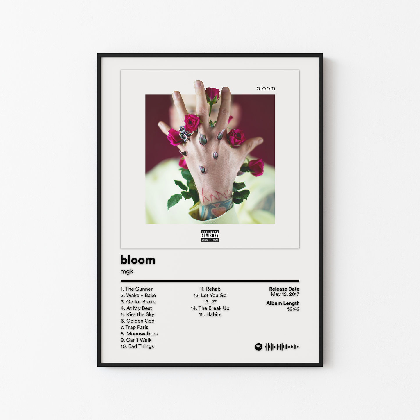 mgk bloom Album Poster