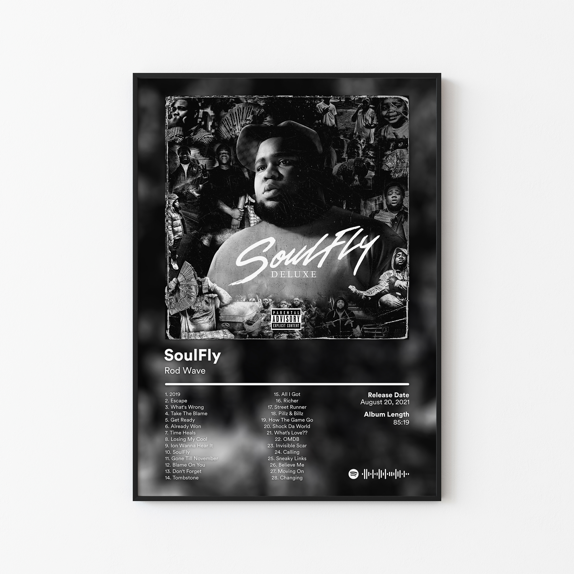 Rod Wave SoulFly Deluxe Album Poster