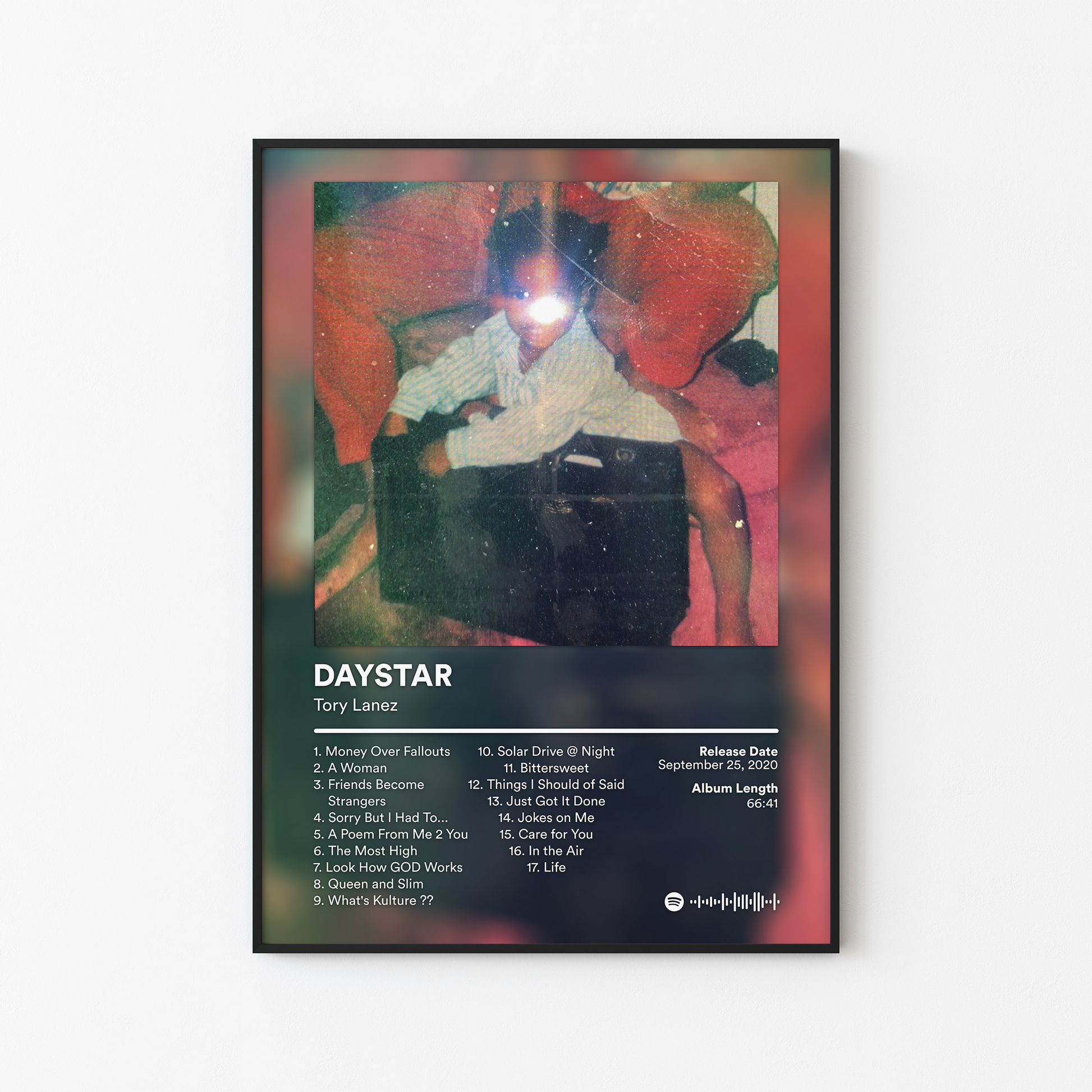 Tory Lanez DAYSTAR Album Poster