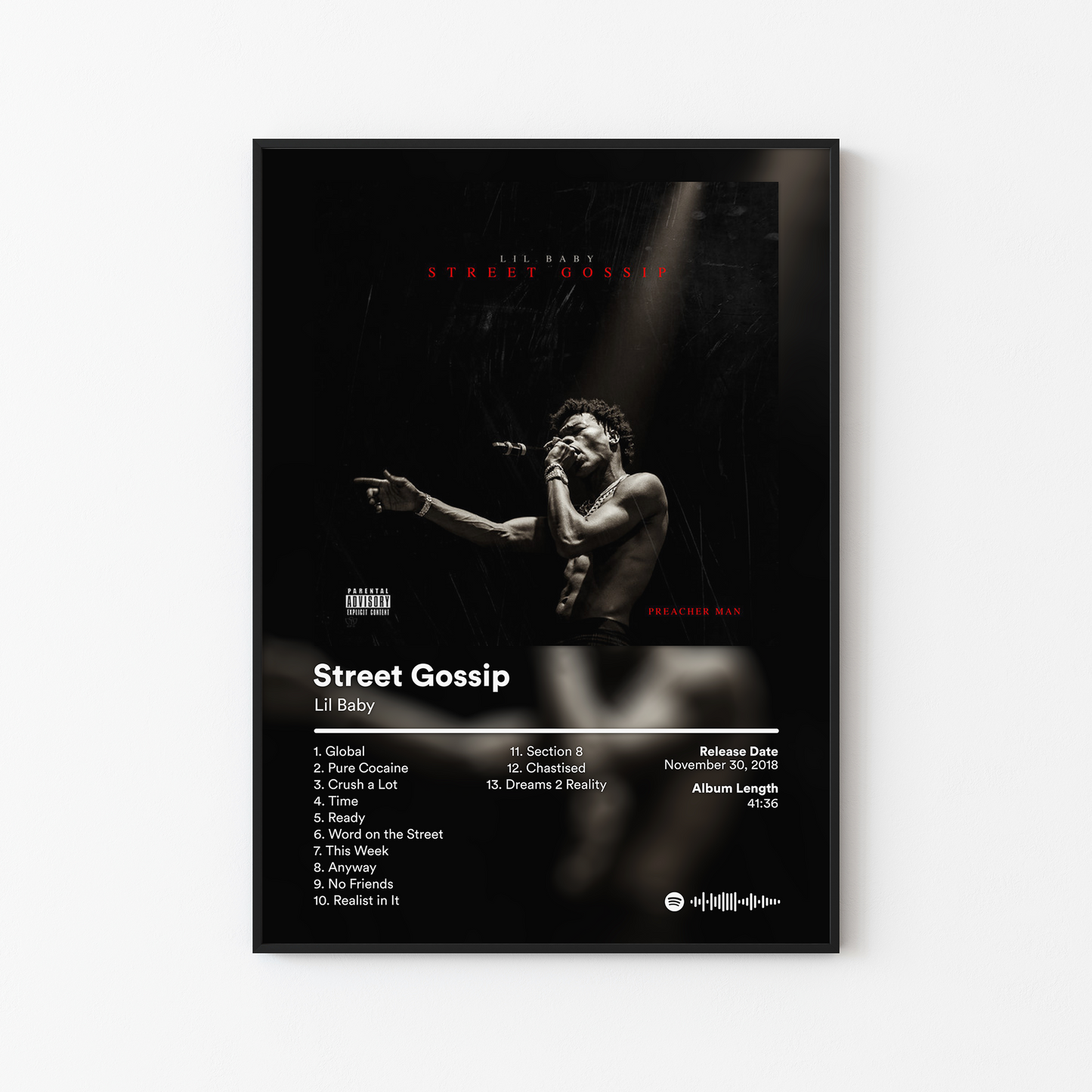 Lil Baby Street Gossip Album Poster
