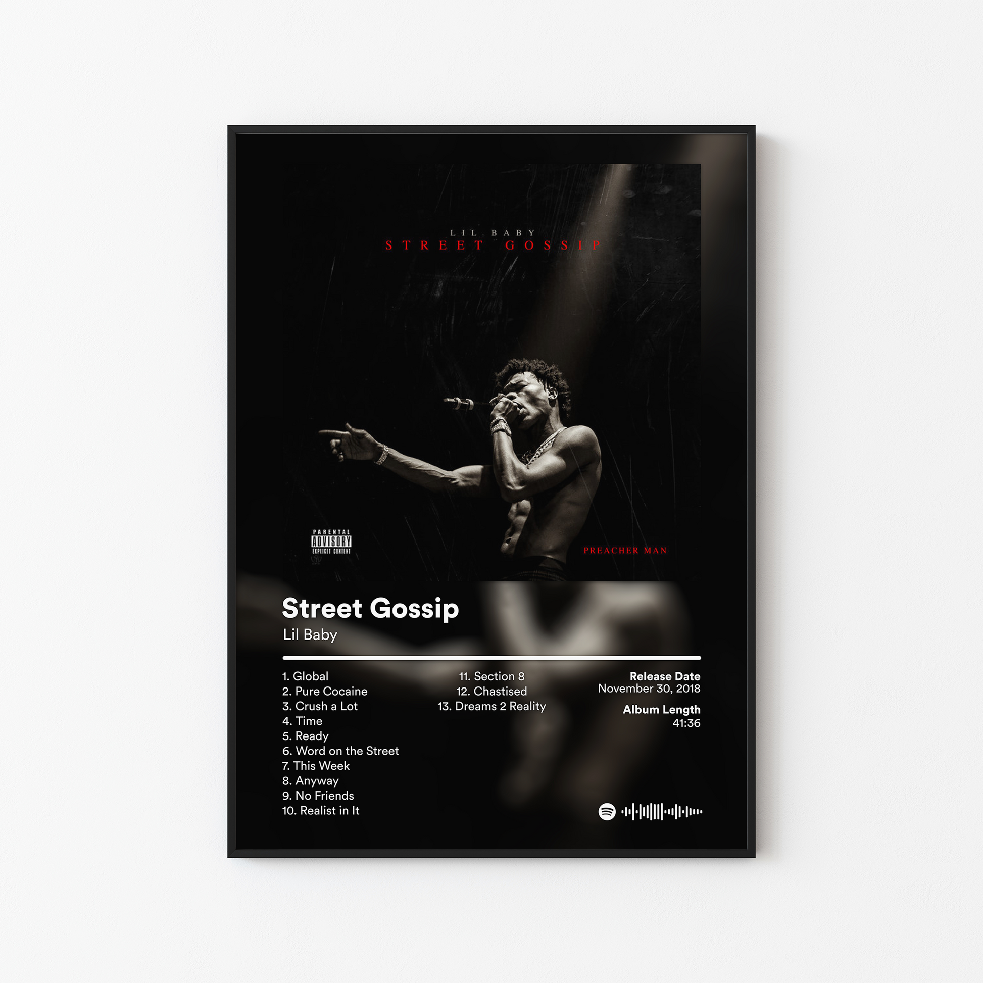 Lil Baby Street Gossip Album Poster