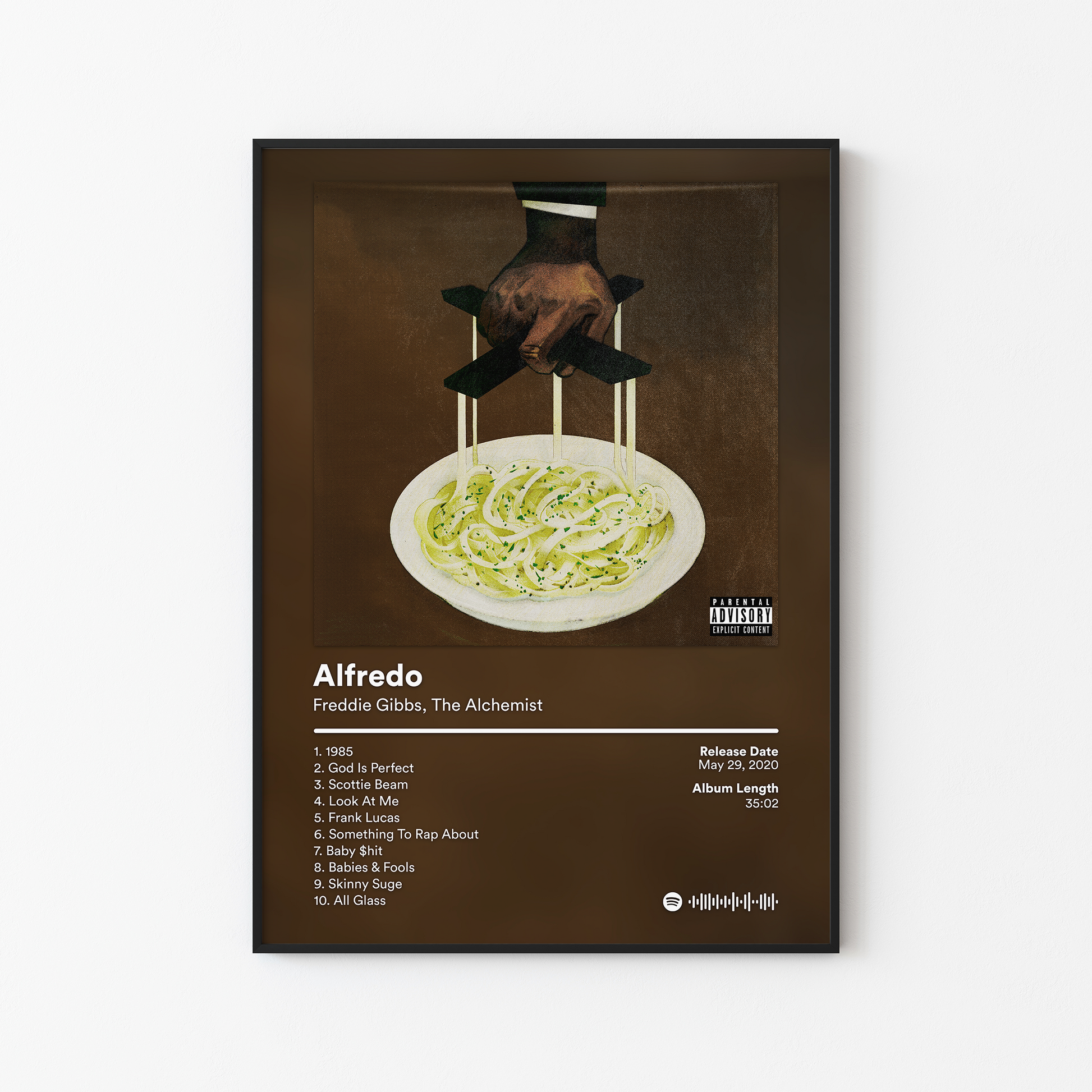 Freddie Gibbs Alfredo Album Poster