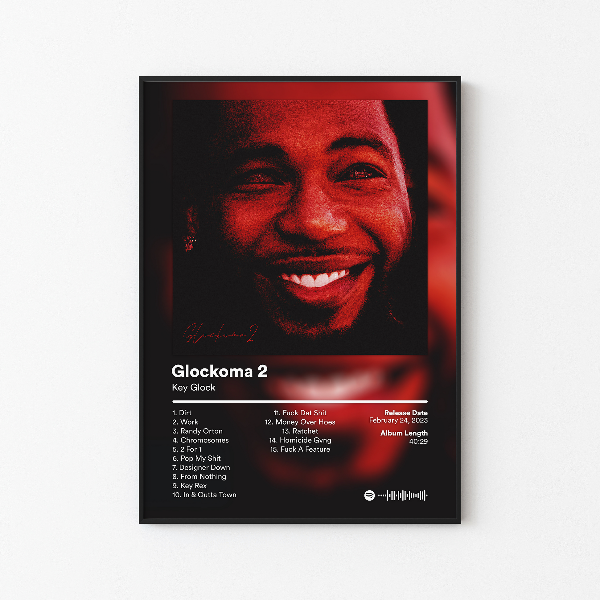 Key Glock Glockoma 2 Album Poster