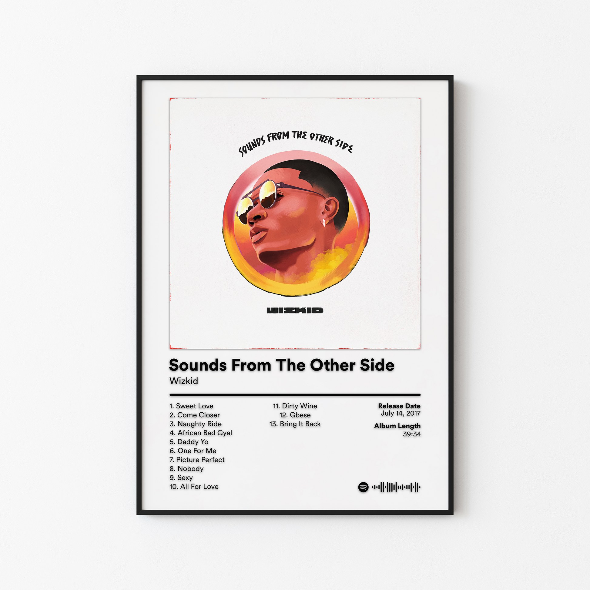 Wizkid Sounds From The Other Side Album Poster