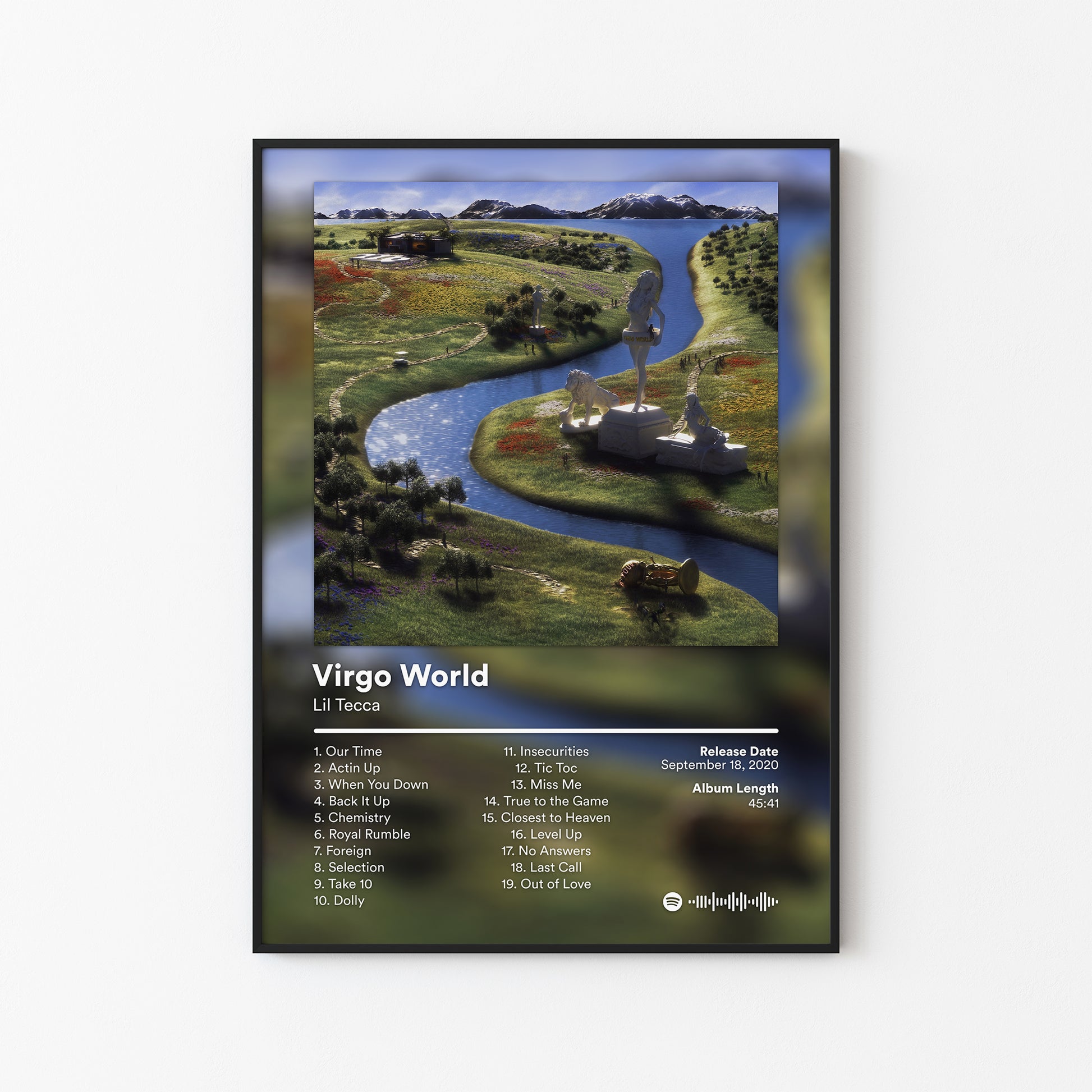 Lil Tecca Virgo World Album Poster